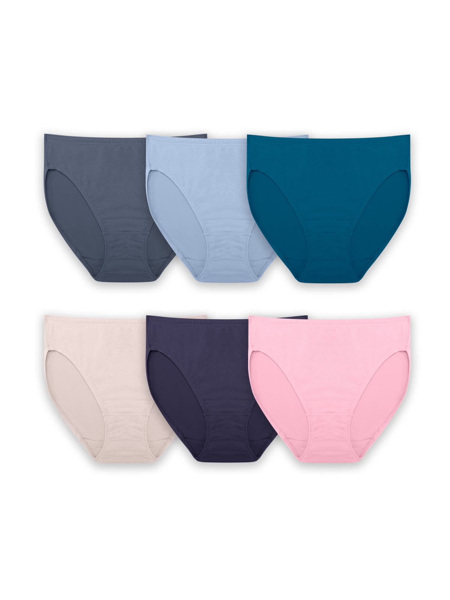 Hanes Women's Cool Comfort Cotton Brief Underwear, 6-Pack - DroneUp Delivery