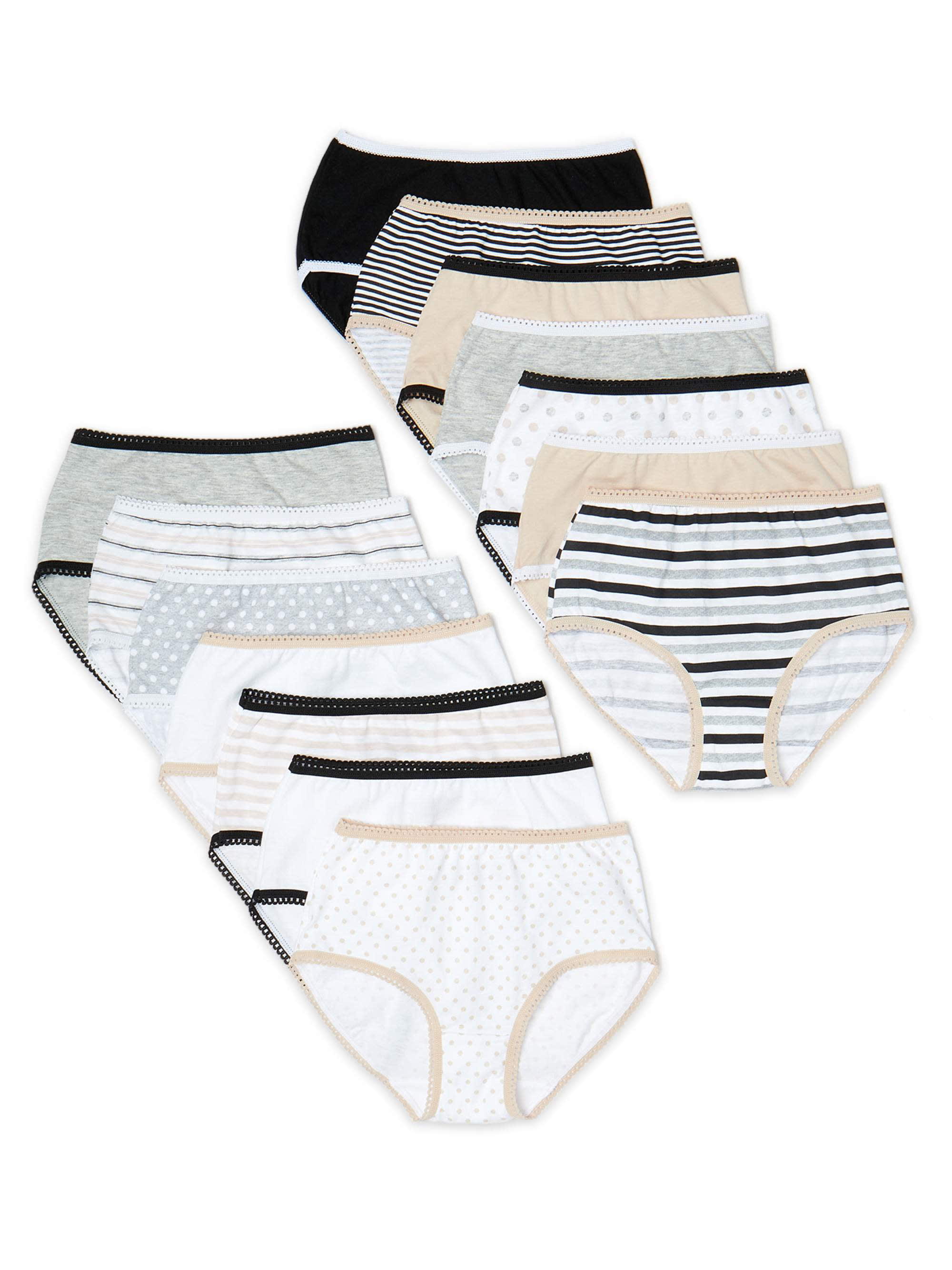 Wonder Nation Girls Brief Underwear 14-Pack, Sizes 4-18 - DroneUp Delivery