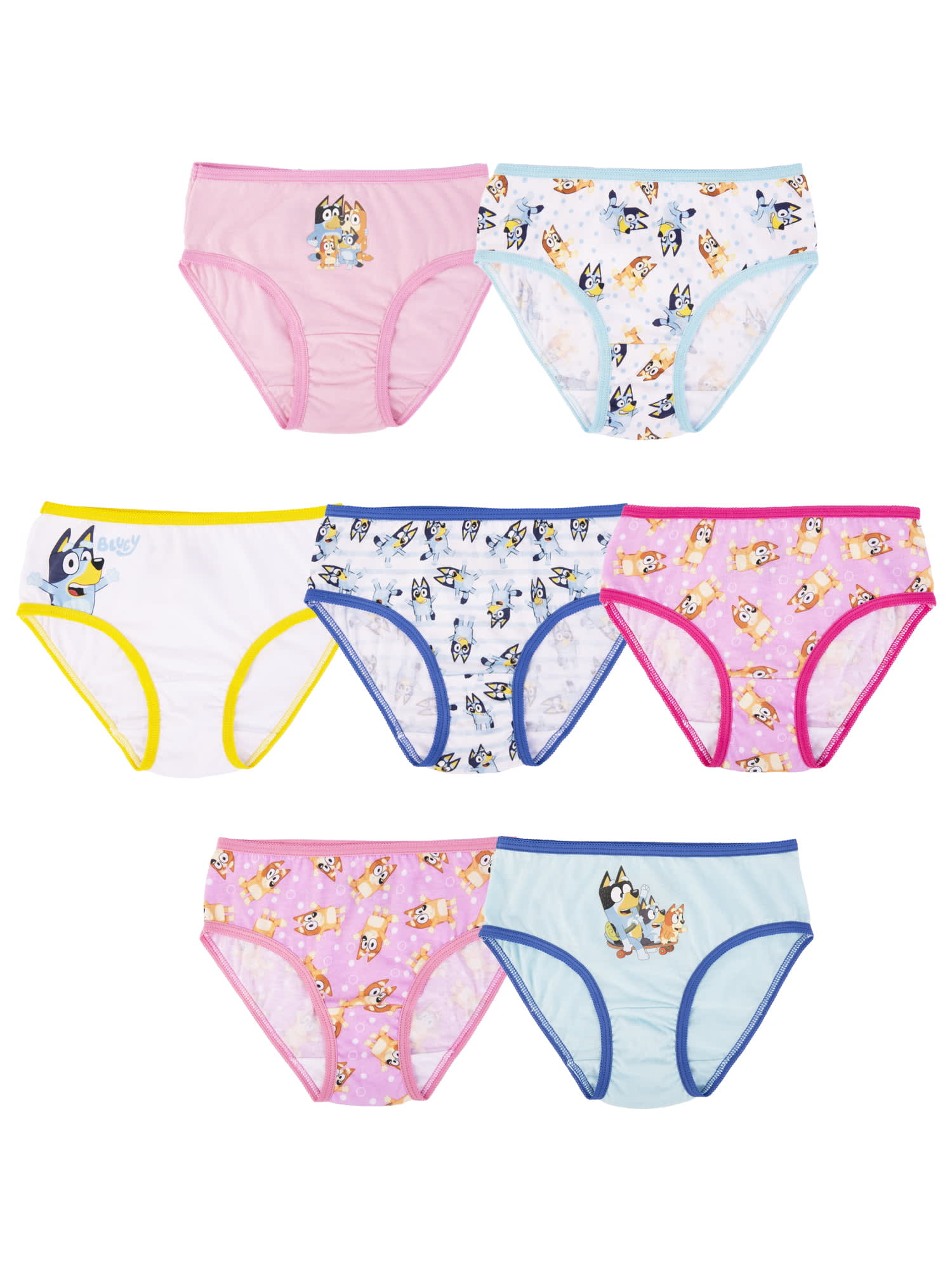 Jojo Siwa Girls Briefs Panties, 7 Pack, Sizes 4-8 - DroneUp Delivery