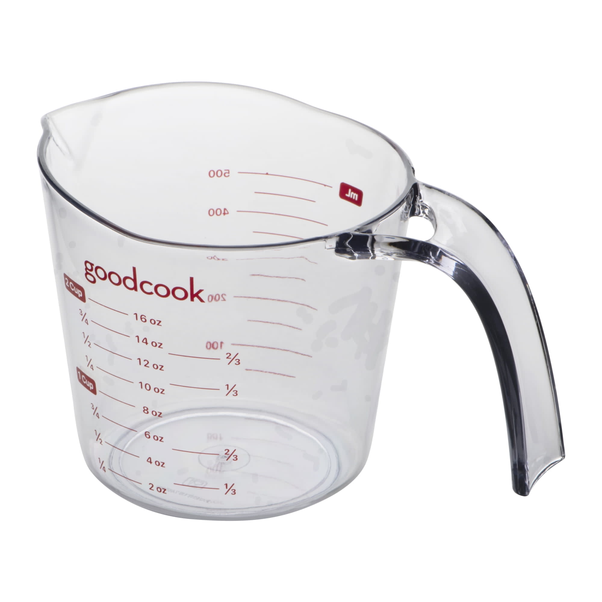 Good Cook 2-Cup, Clear Measuring Cup with Measurements