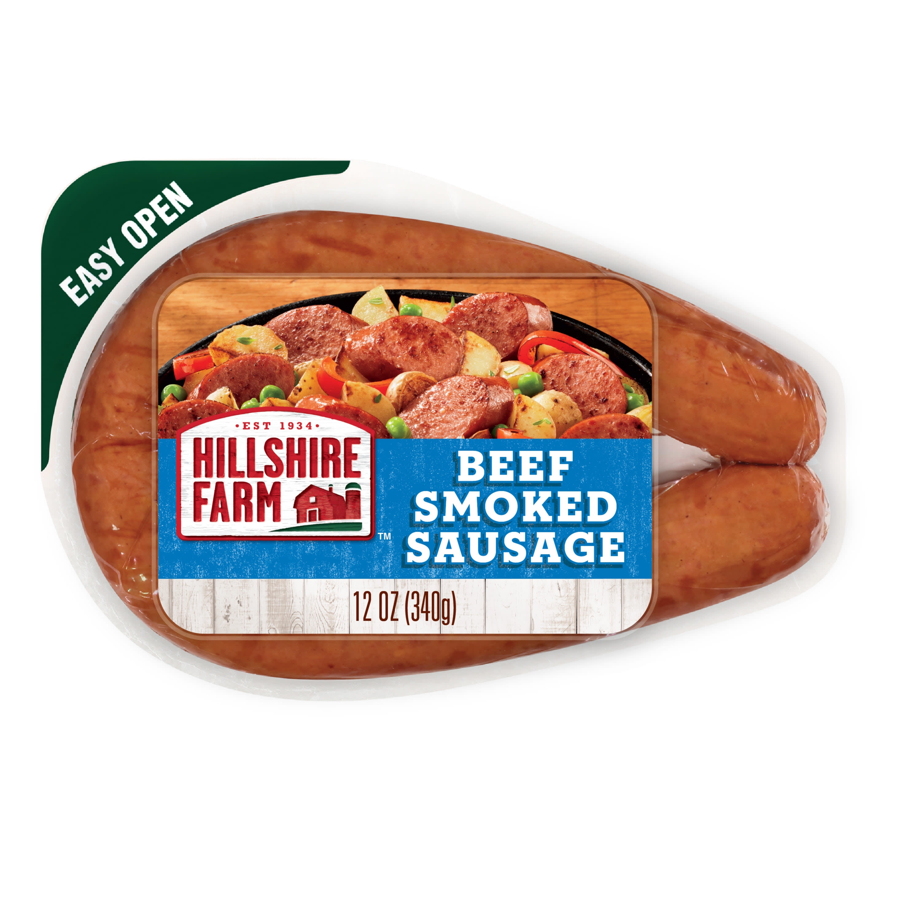 Hillshire Farm Beef Smoked Sausage, 12 oz - DroneUp Delivery