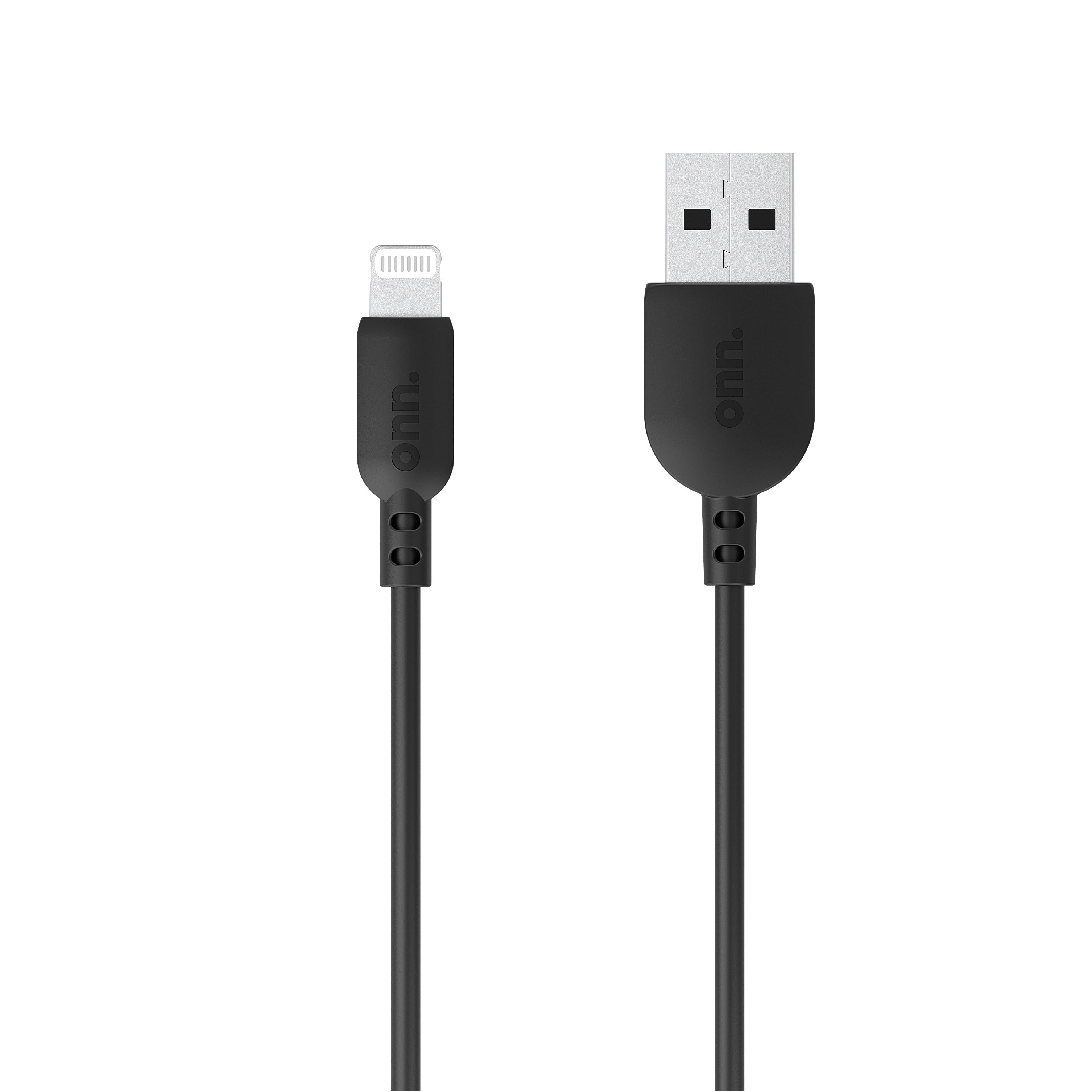  Onn USB Type-C to USB Type-A Cable, 3 Feet, White