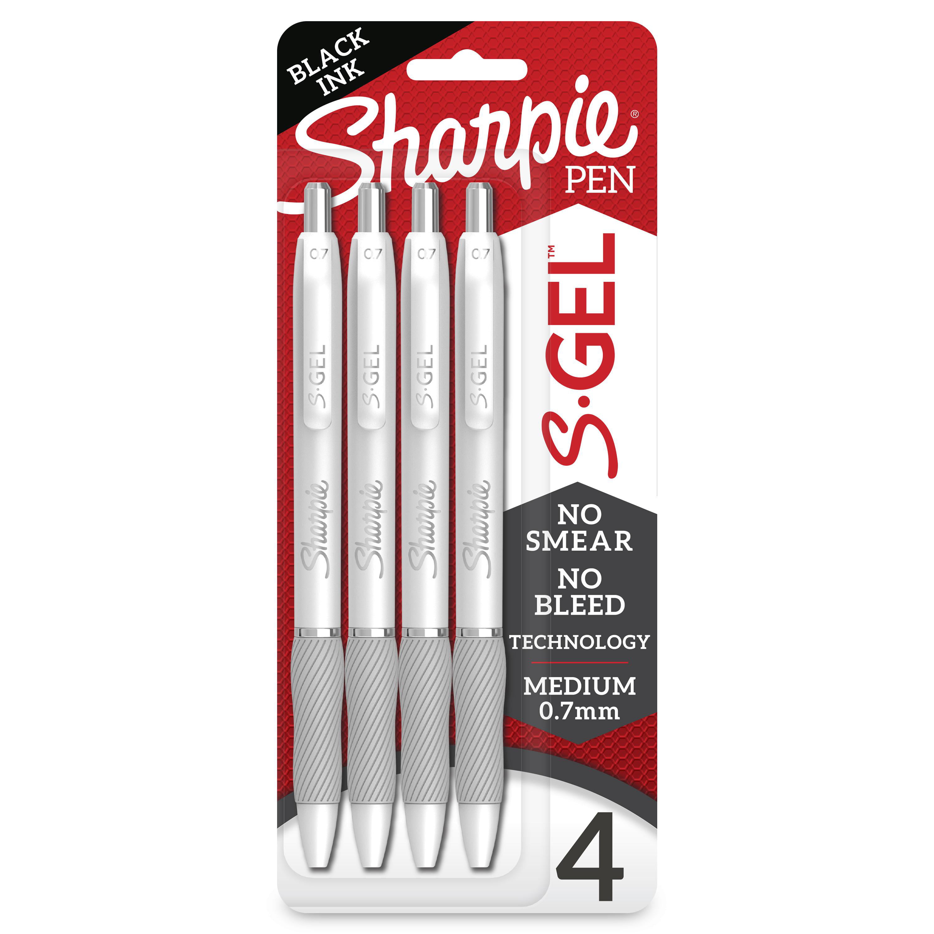 Sharpie Pens, Felt Tip Pens, Fine Point (0.4mm), Black, 4 Count - DroneUp  Delivery