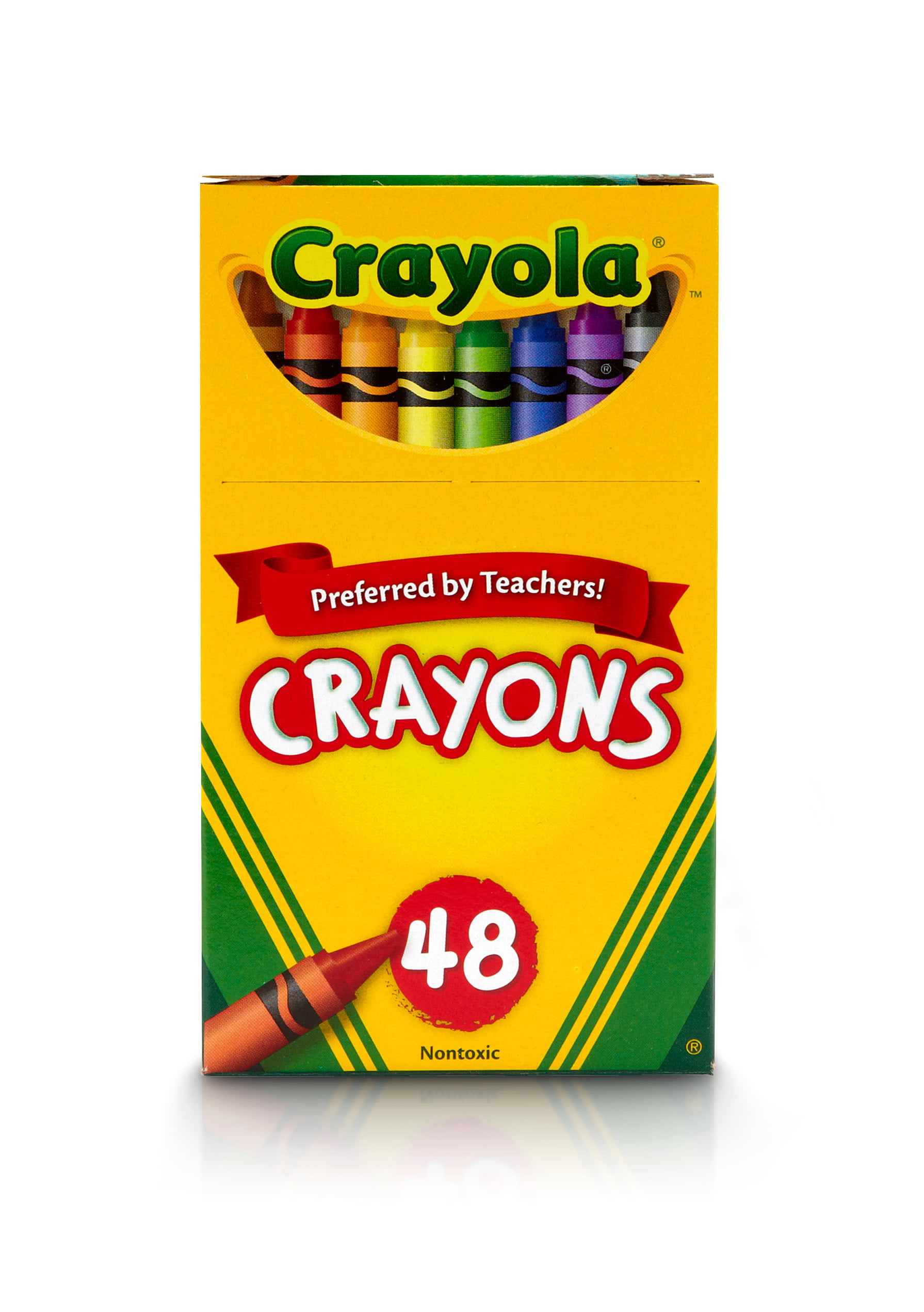 Crayons, 64 Crayons Per Box, Classic Colors, Built In Sharpener, Crayons  For Kids, School Crayons, Assorted Colors - 1 Box