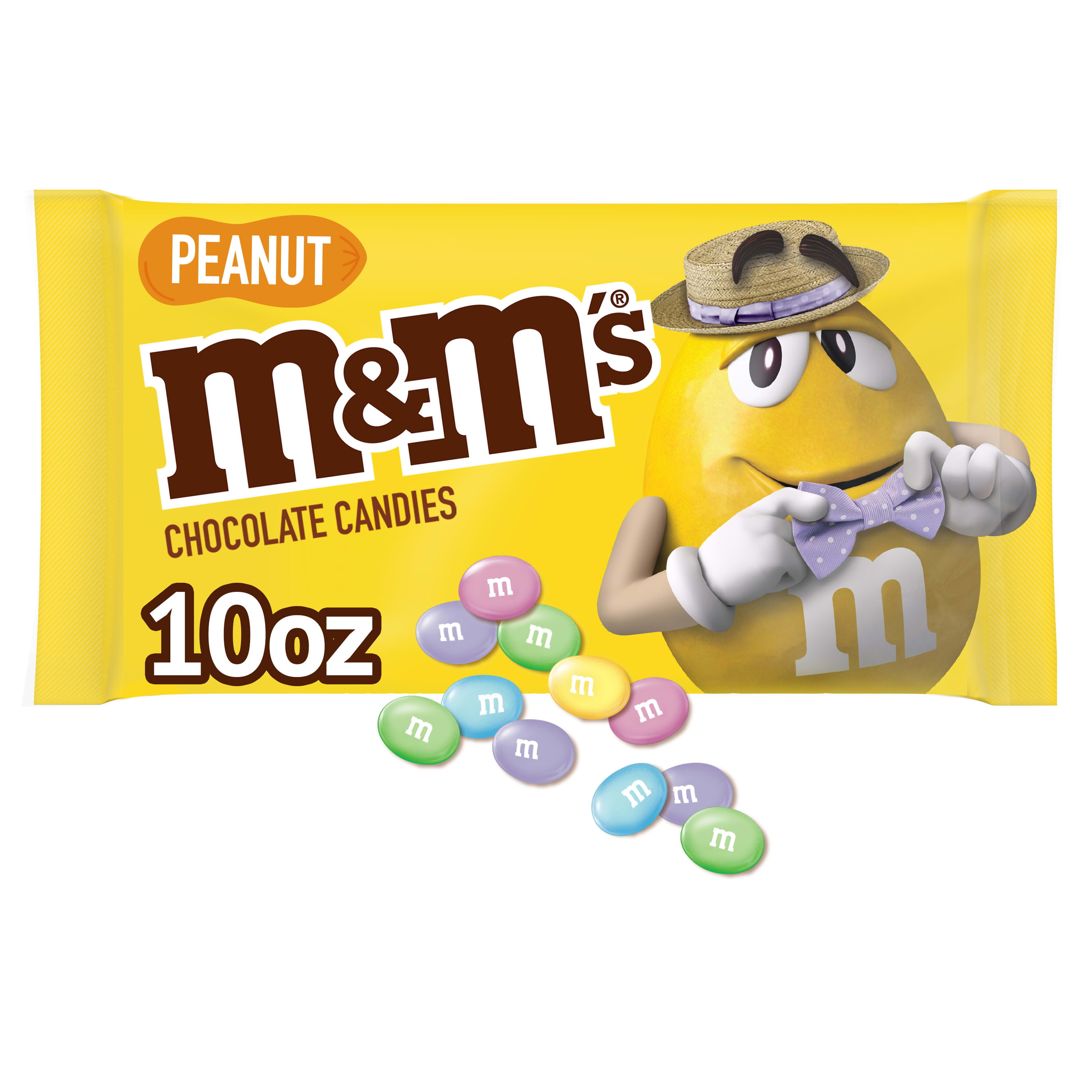 M&M's Peanut Chocolate Candies 3 lb. Bulk Bag