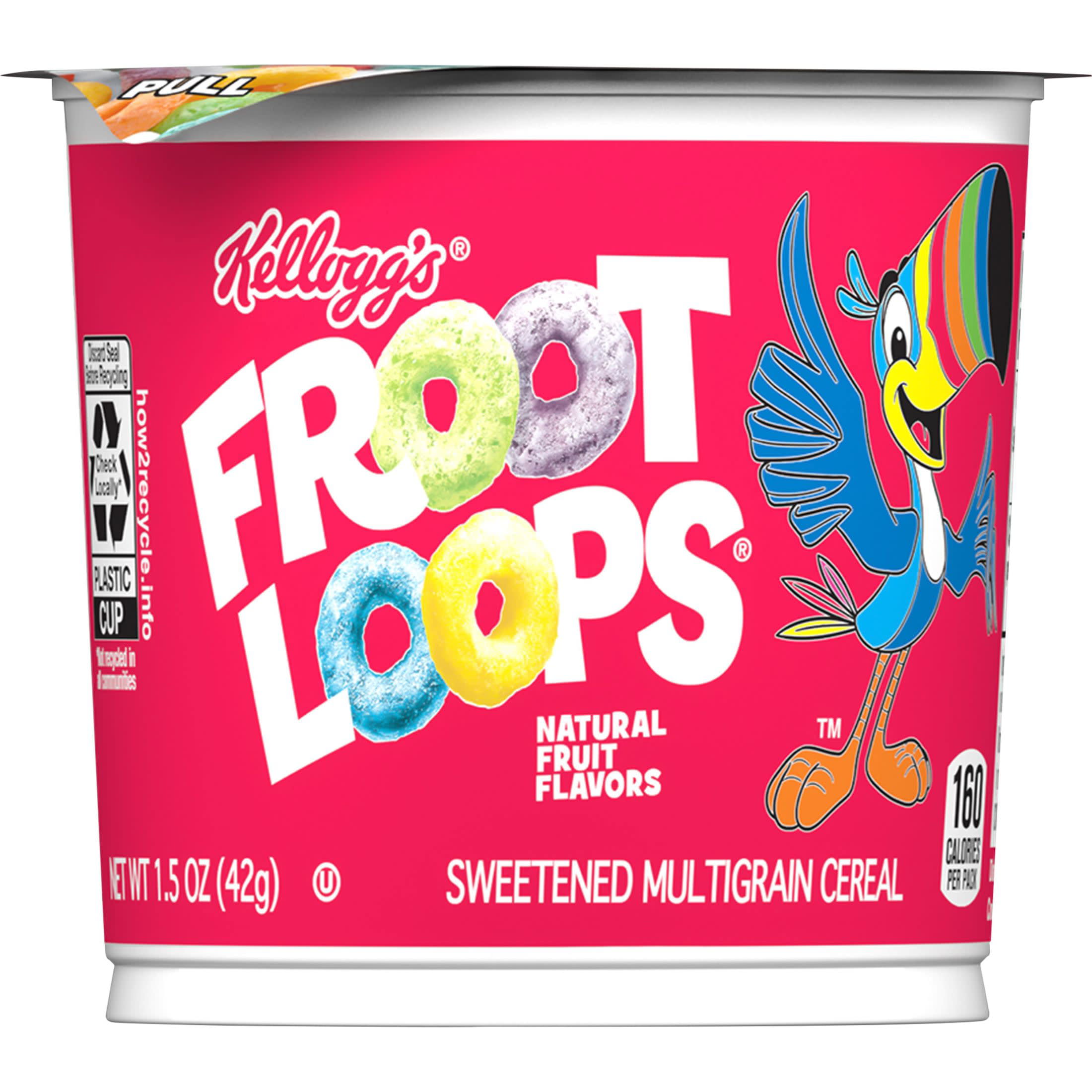  Kellogg's Froot Loops Cold Breakfast Cereal, Fruit