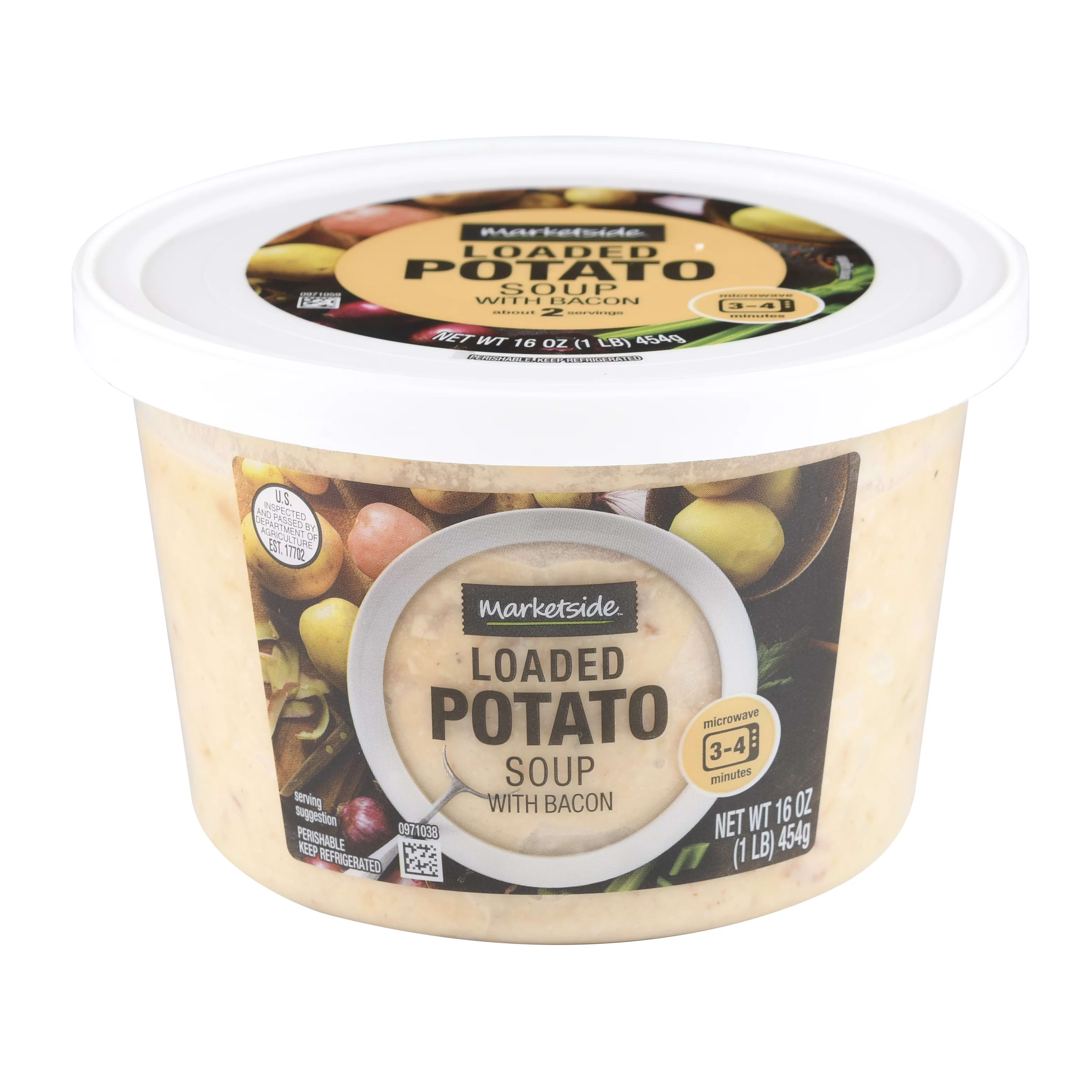 Marketside Loaded Potato Soup, Fresh Deli Soup, 16 oz