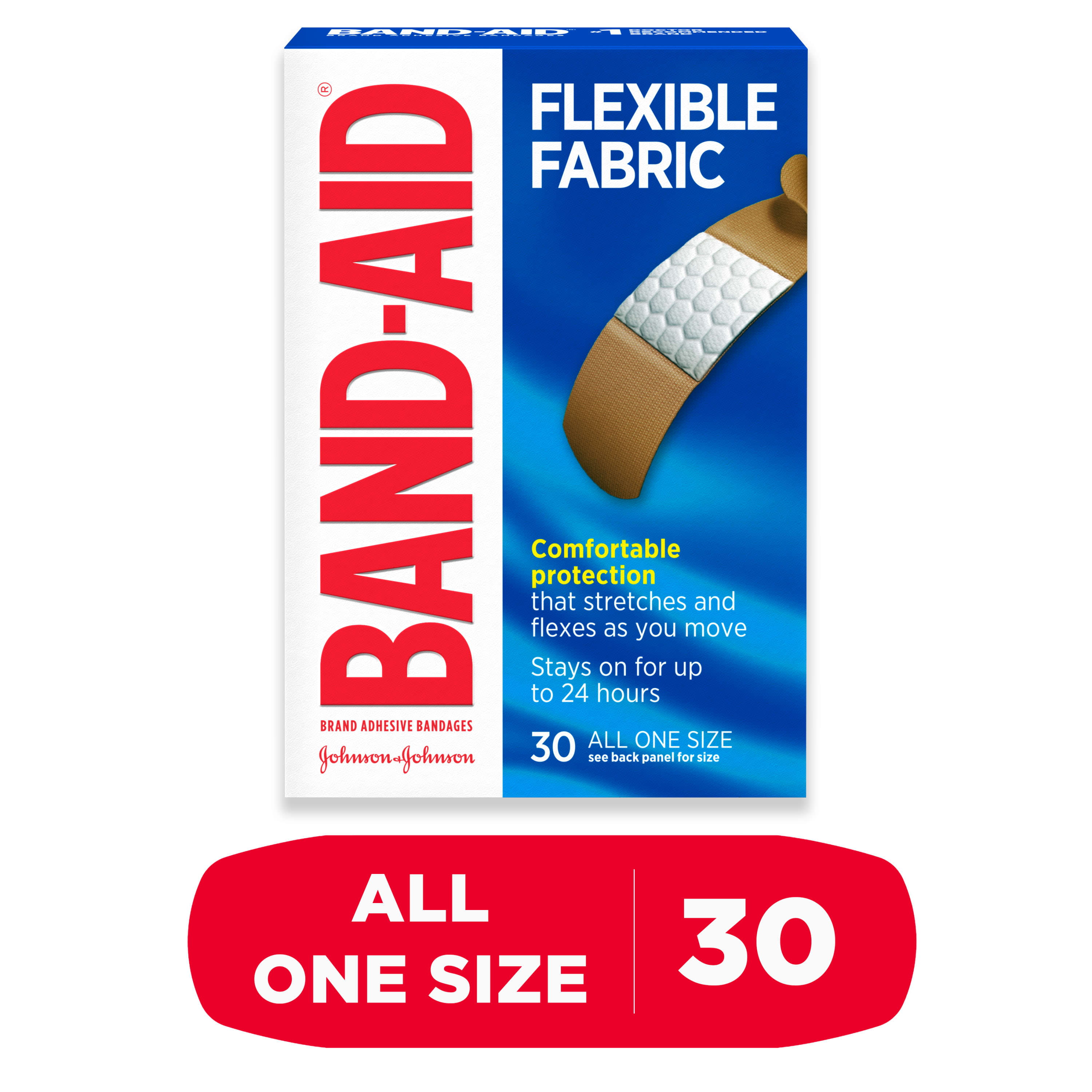 Band-Aid Brand Skin-Flex Adhesive Bandages, Extra Large, 7 ct - DroneUp  Delivery