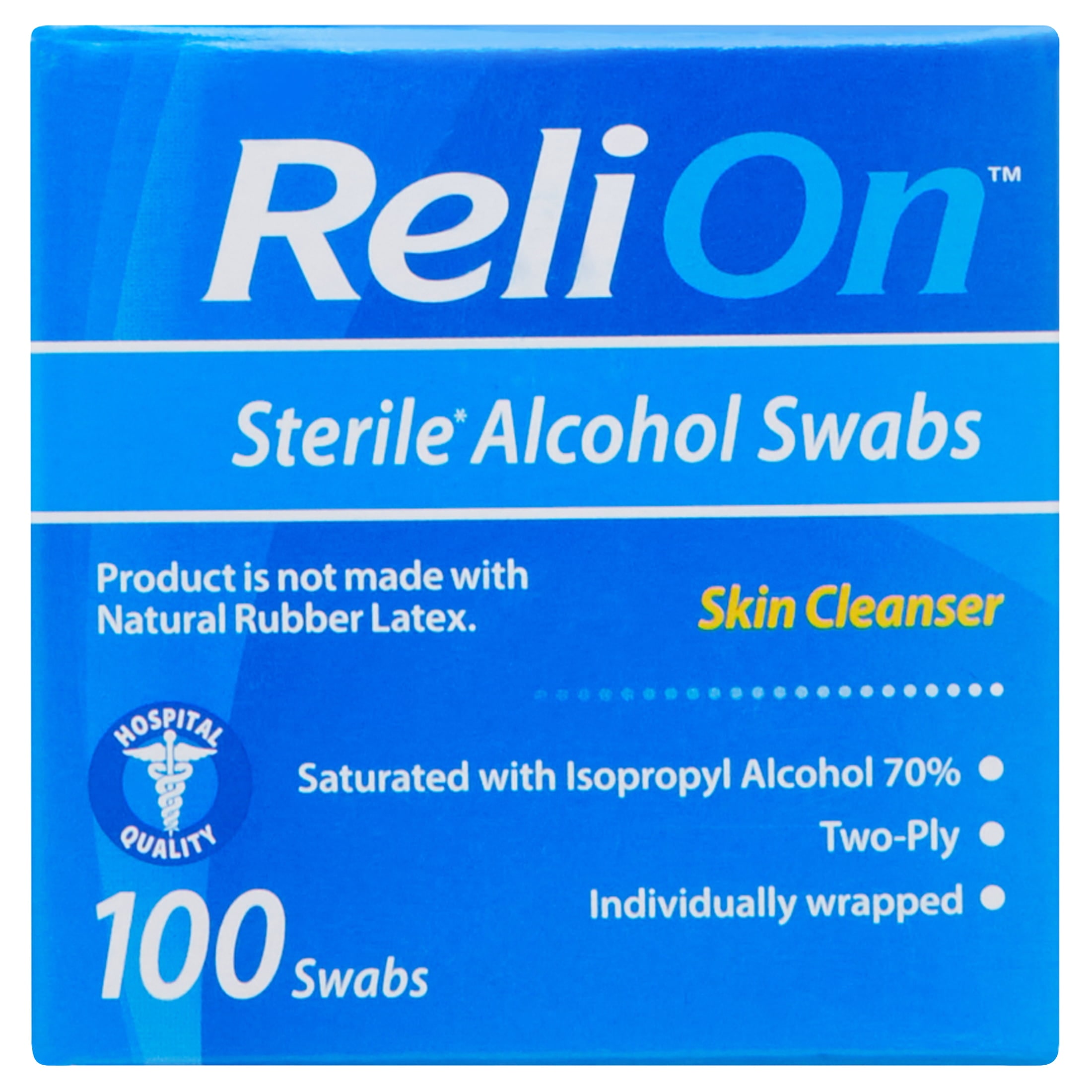 Relion alcohol swabs discount