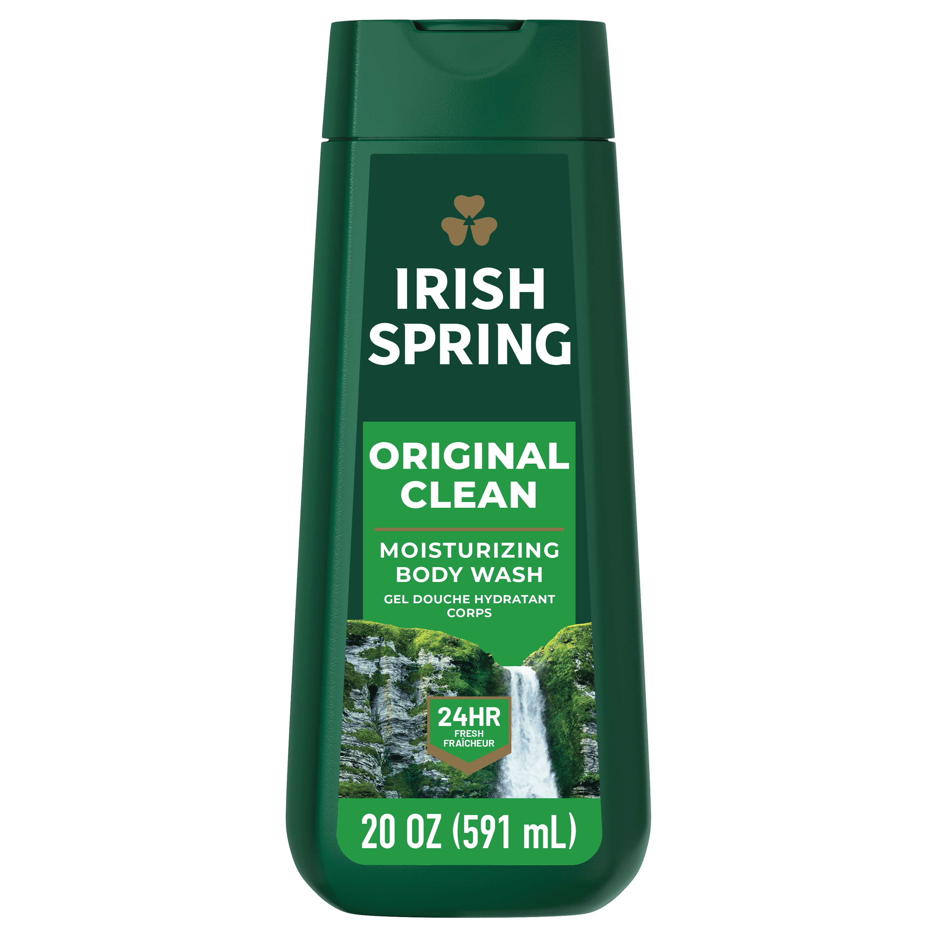 Irish Spring Mens Gel Body Wash, Original Clean Scented Body Wash for
