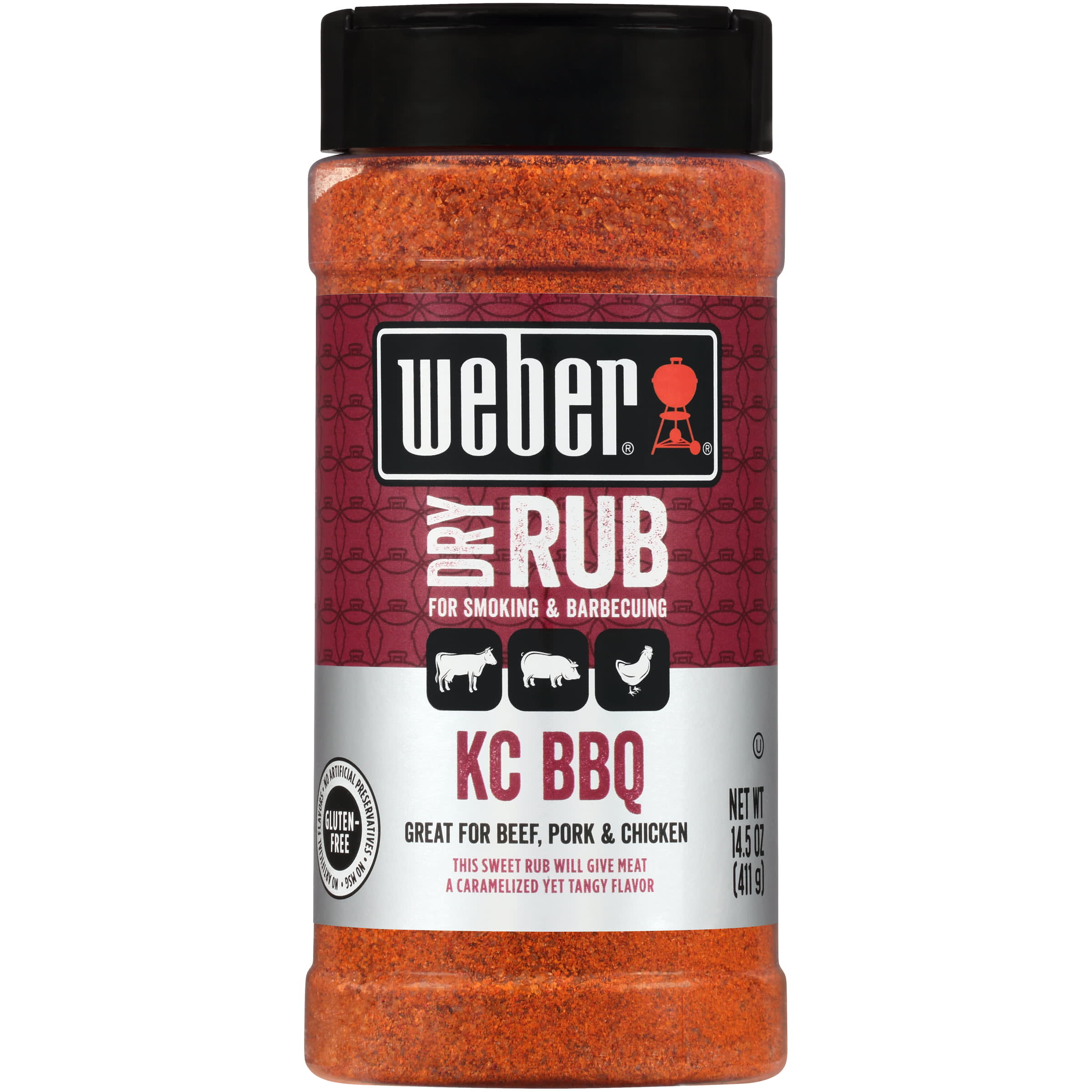 Weber KC BBQ Dry Rub 14.5 oz DroneUp Delivery