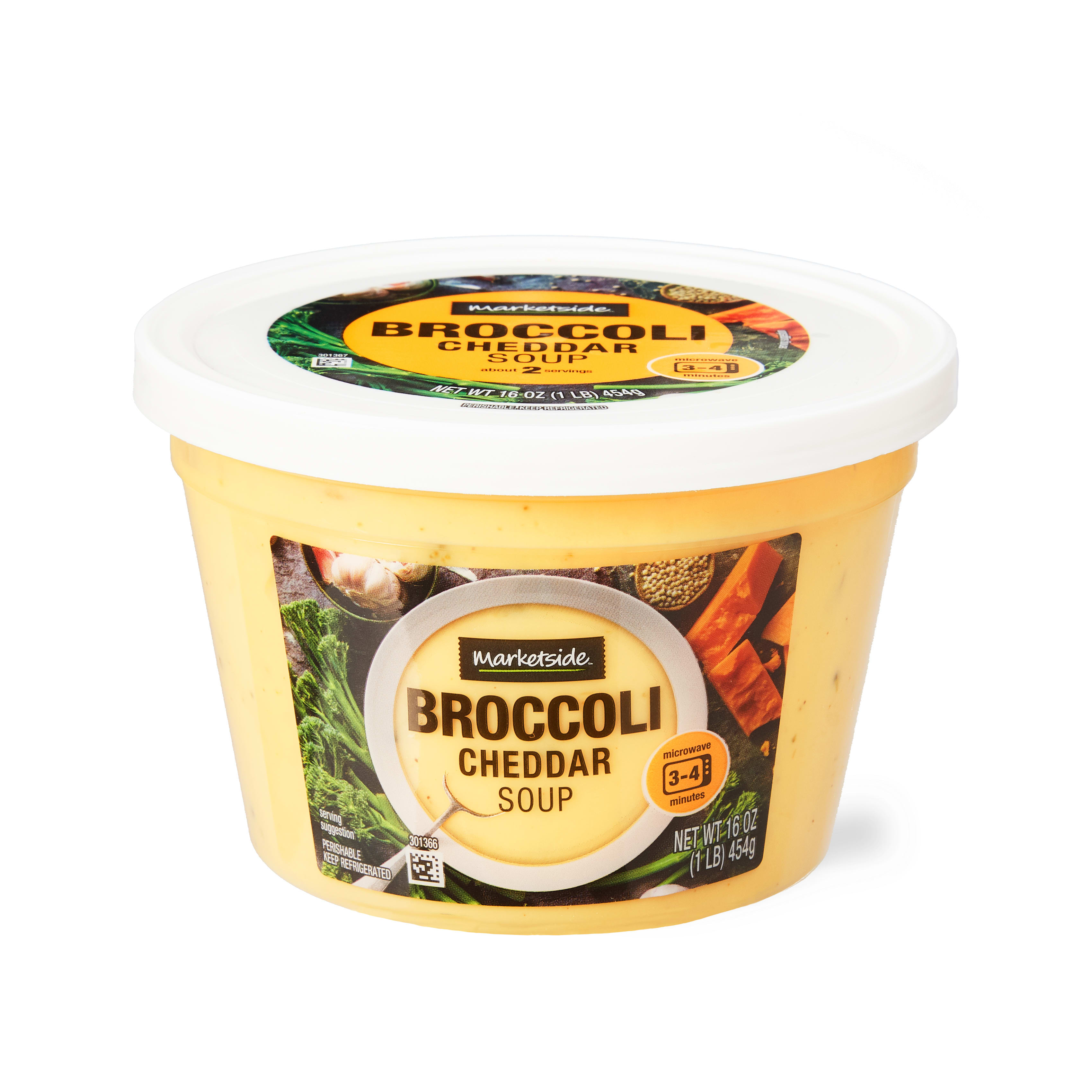 Marketside Broccoli & Cheddar Cheese Soup - Fresh Deli Soup, 16 oz