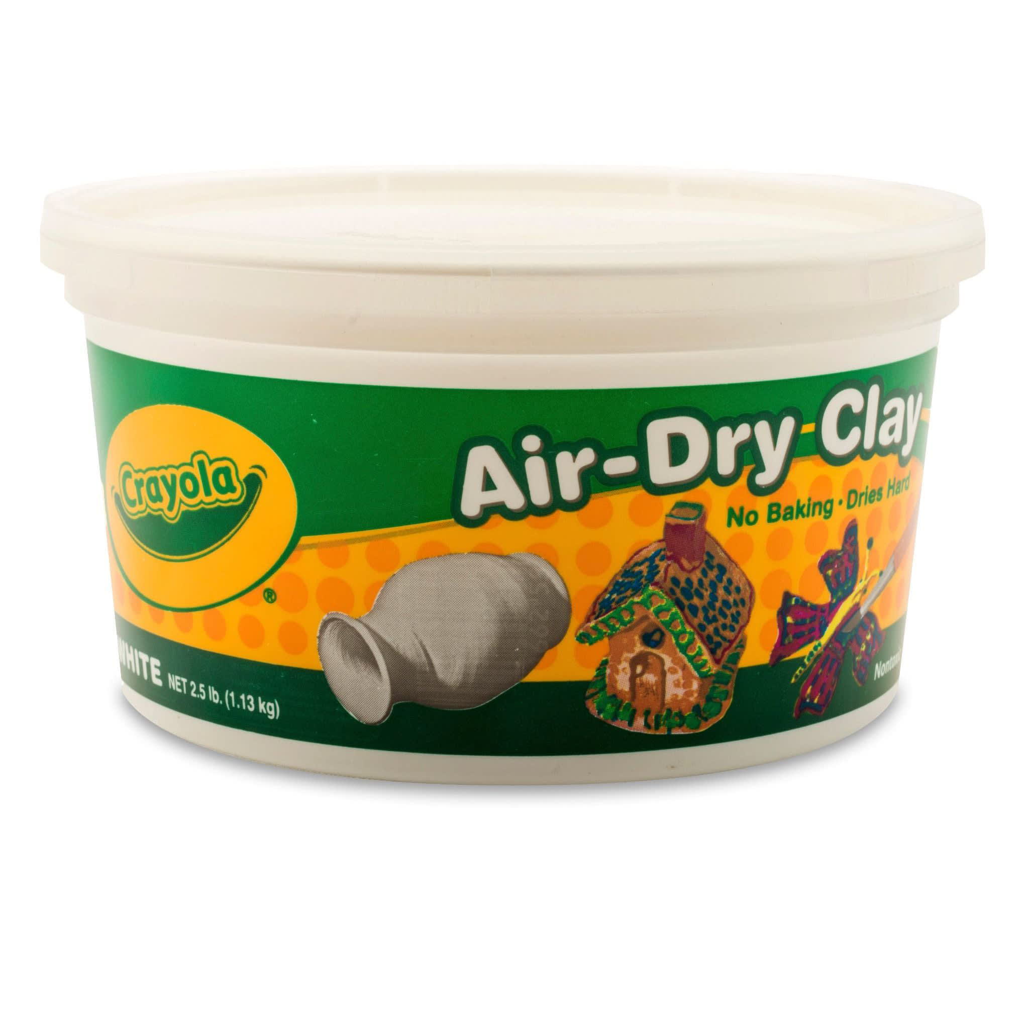 Crayola Air-Dry Clay Bucket, White, Tactile Art for Kids, Easter Crafts,  Basket Stuffers - DroneUp Delivery