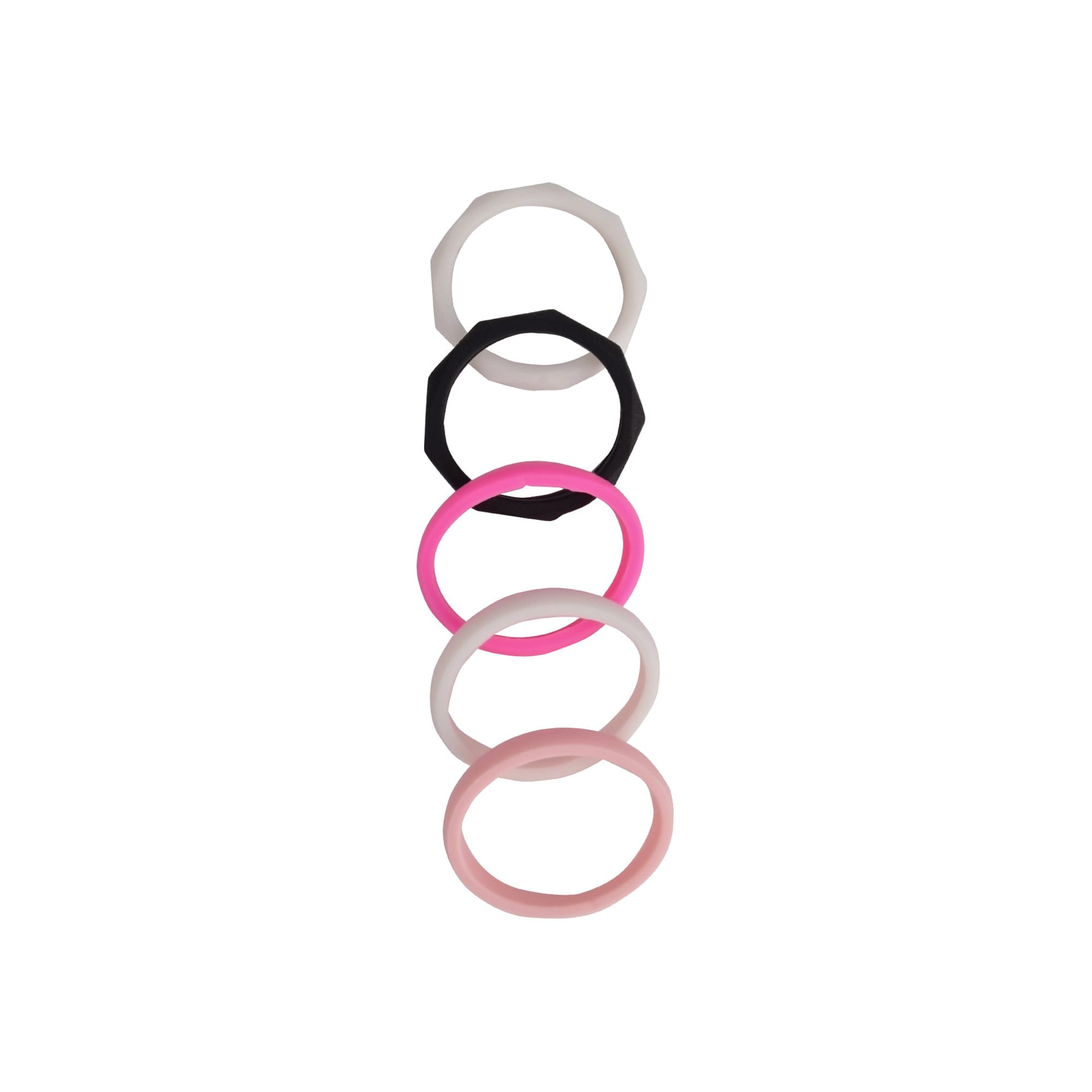 Solutions Female 5pc Silicone Multi Ring Set, Size 7/8 - DroneUp Delivery