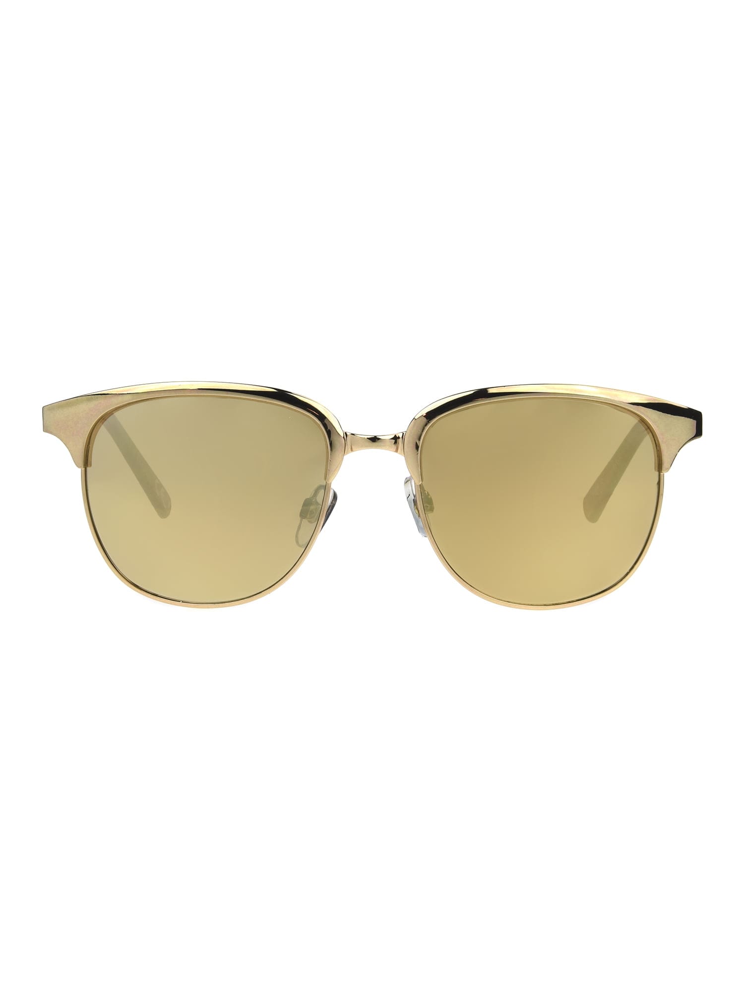 Foster Grant Women's Round Rose Gold Sunglasses