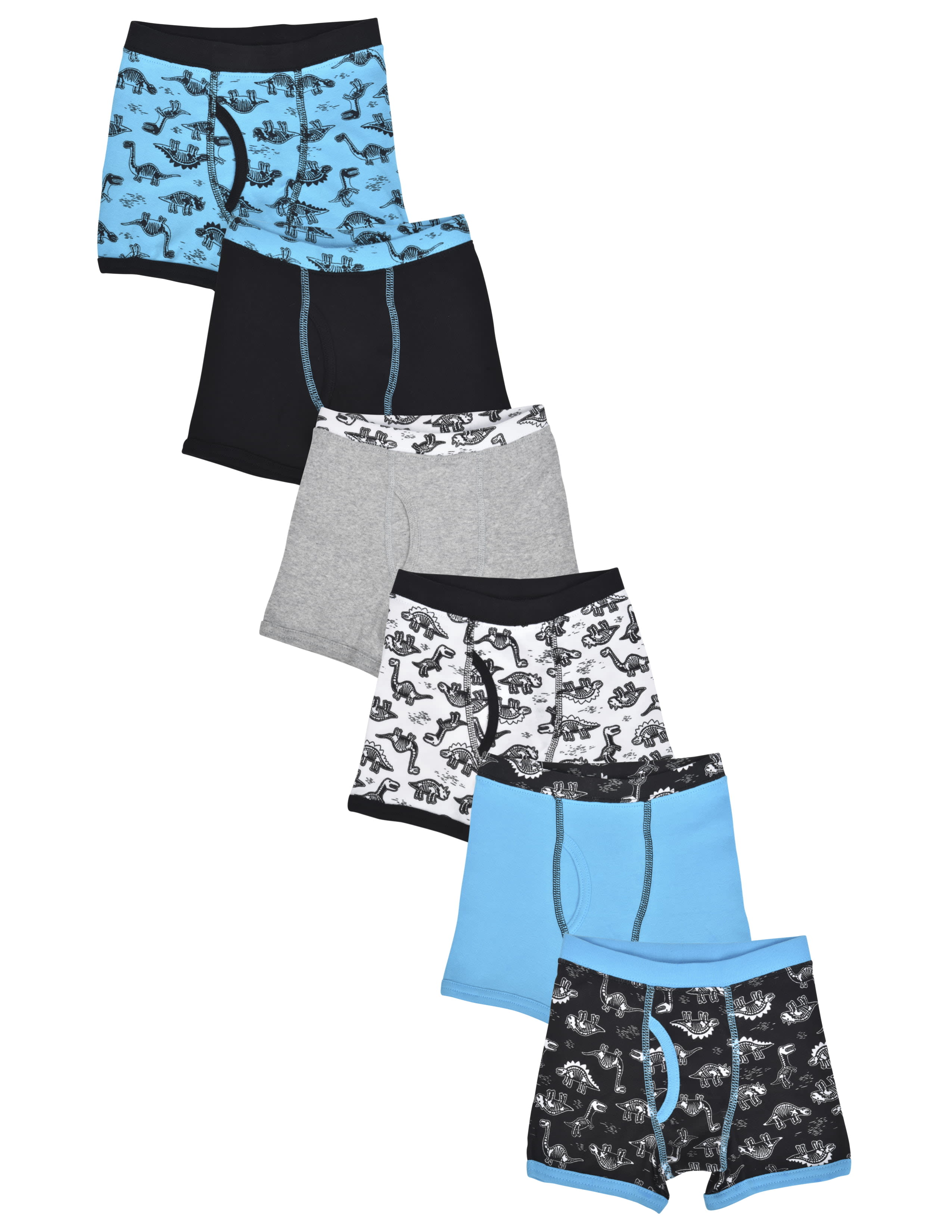 Wonder Nation 4T-5T Toddler Boys 6 Pack Briefs Underwear Solid