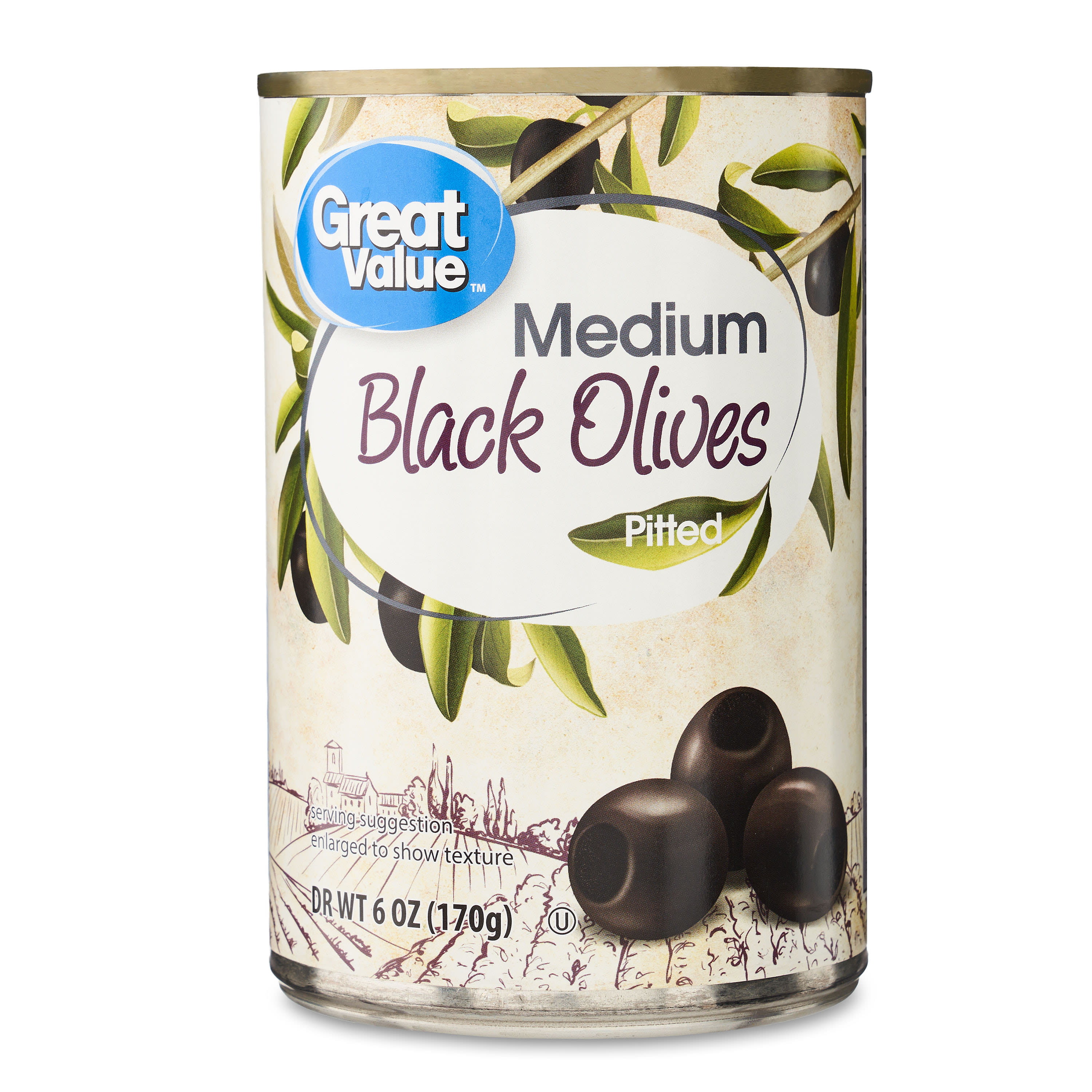 Black Pearls Medium Pitted Ripe Olives 6 oz : : Grocery