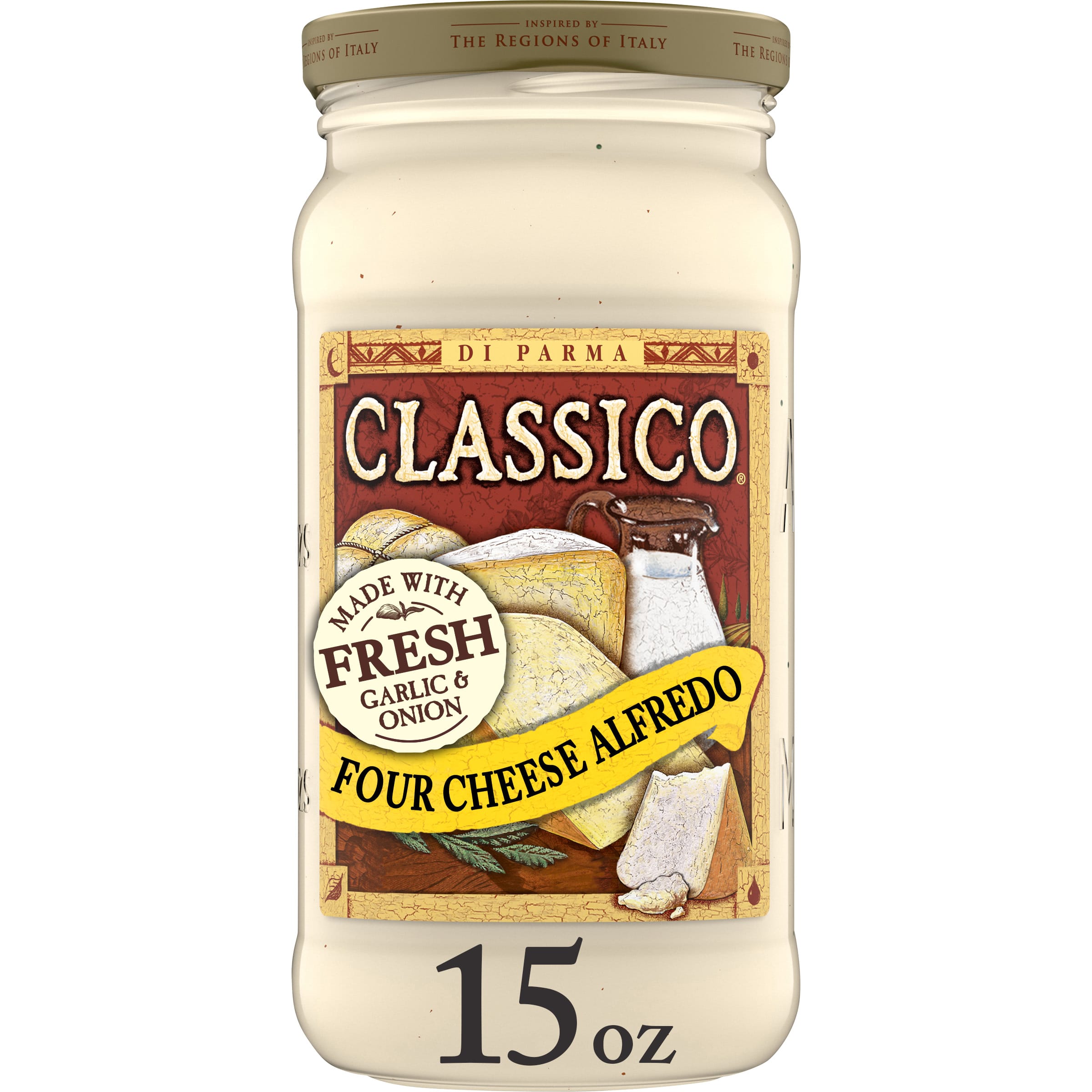 Prego Pasta Sauce, Homestyle Alfredo Sauce, 14.5 Ounce Jar - DroneUp  Delivery