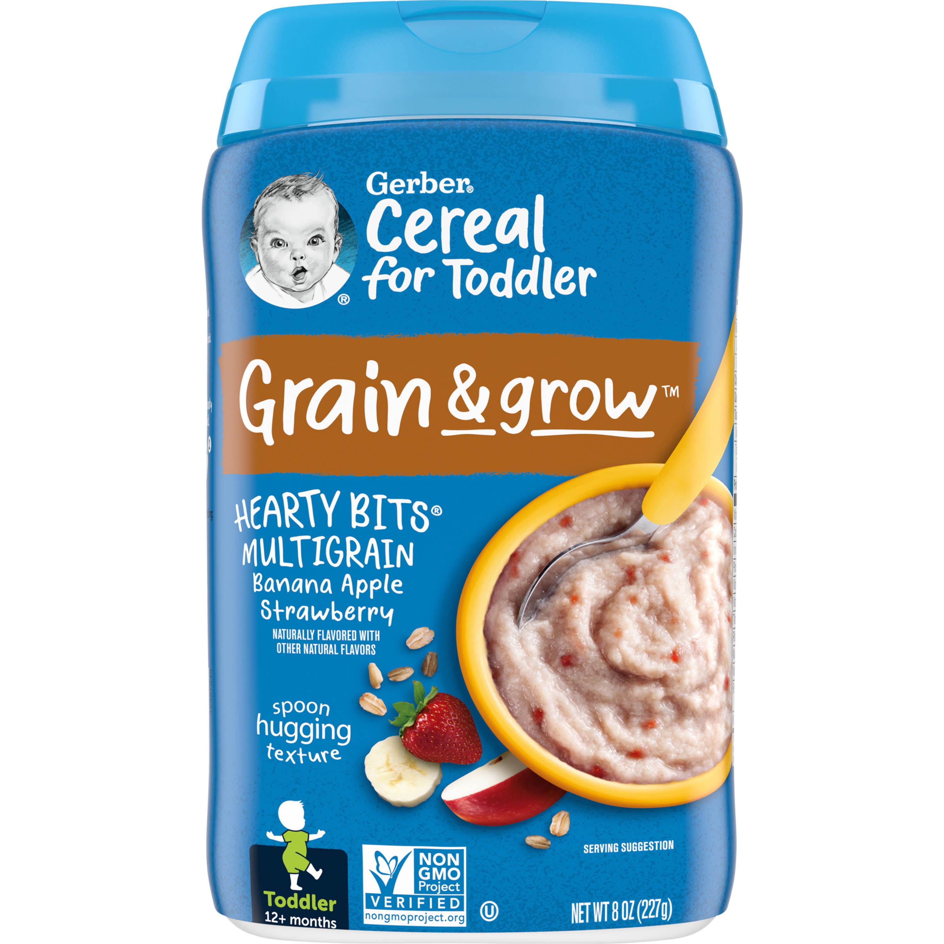 Gerber lil bits whole wheat apple blueberry cereal clearance