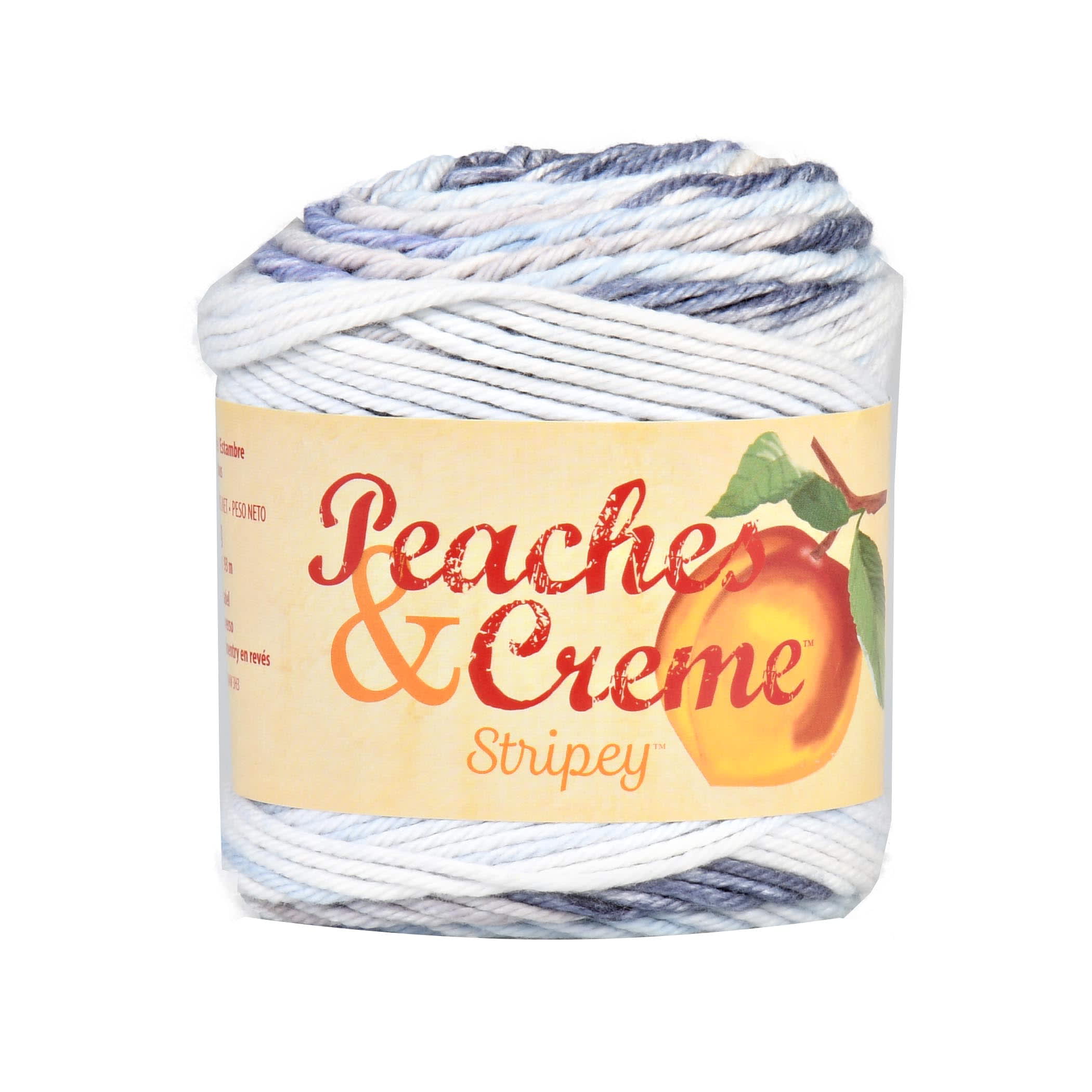 Peaches & Creme Solid 4 Medium Cotton Yarn, Red 2.5oz/70.9g, 120 Yards -  DroneUp Delivery