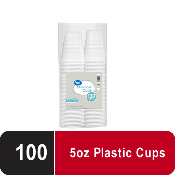 Solo Disposable Plastic Cups, Clear, 9oz, 50 count - DroneUp Delivery