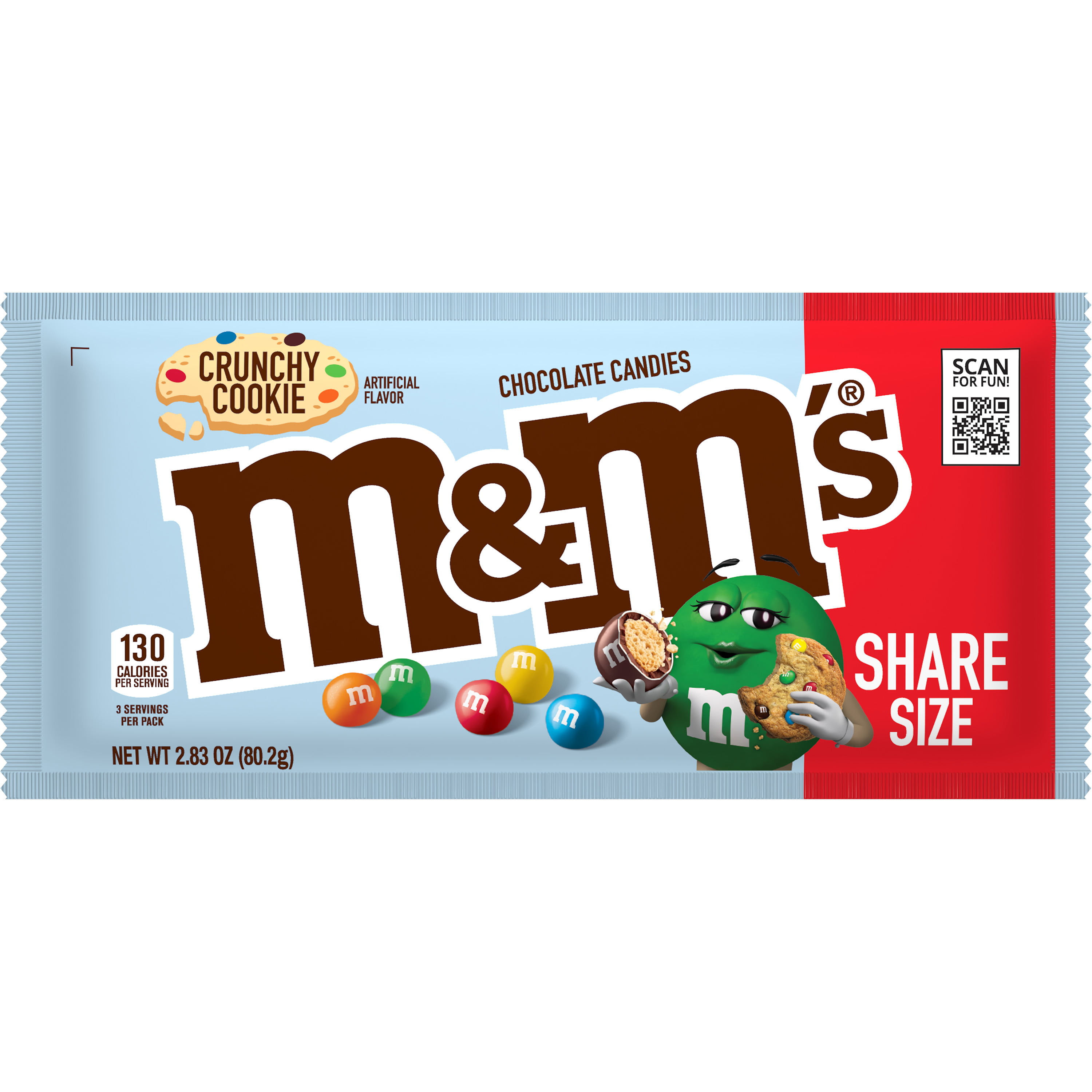 M&M's Peanut Butter Share Size Chocolate Candies - 2.83oz