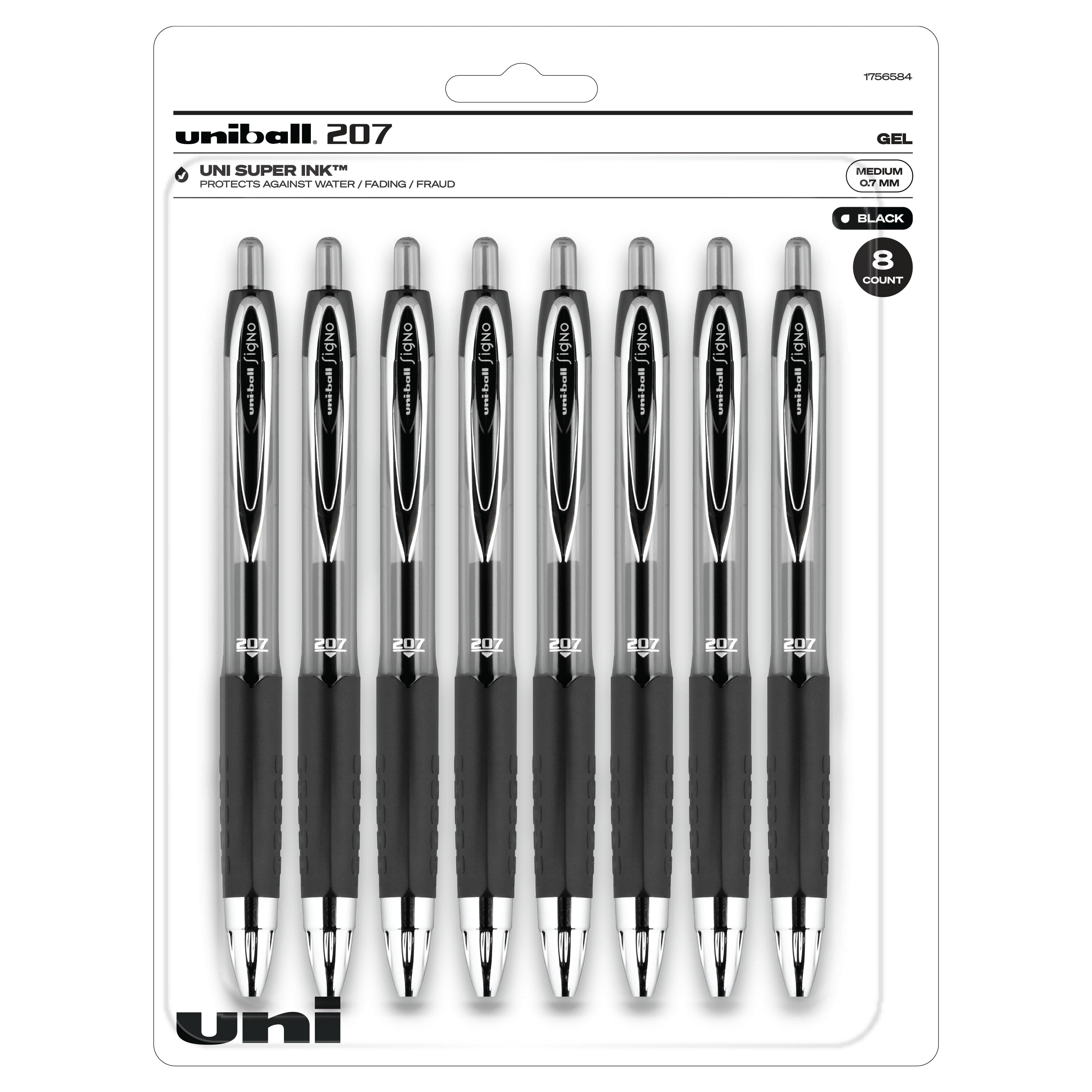 Zebra G-301 Gel Pen, Retractable, Medium Point (0.7 mm), Black Ink