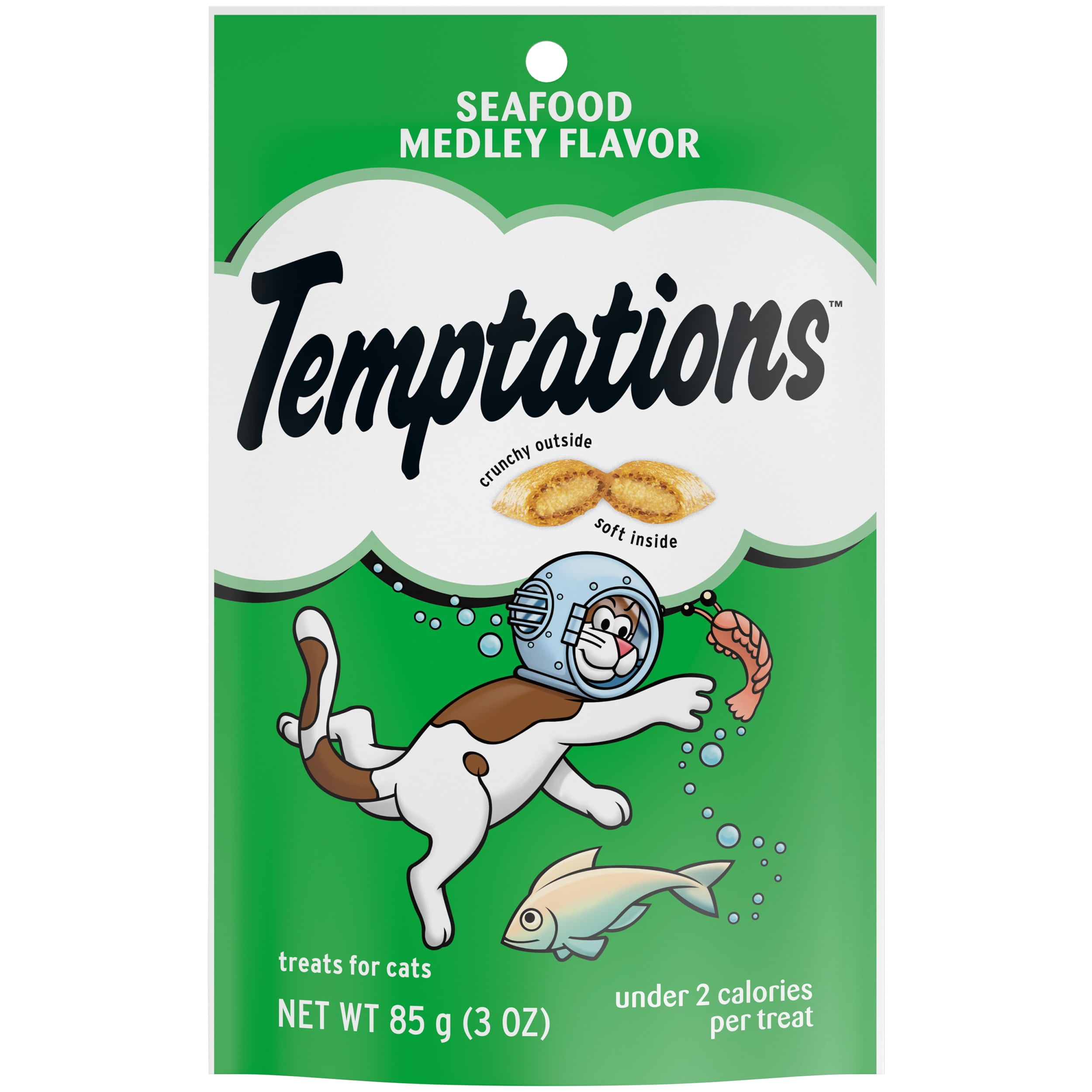 TEMPTATIONS JUMBO Stuff Cat Treats Tempting Tuna Flavor 14 oz