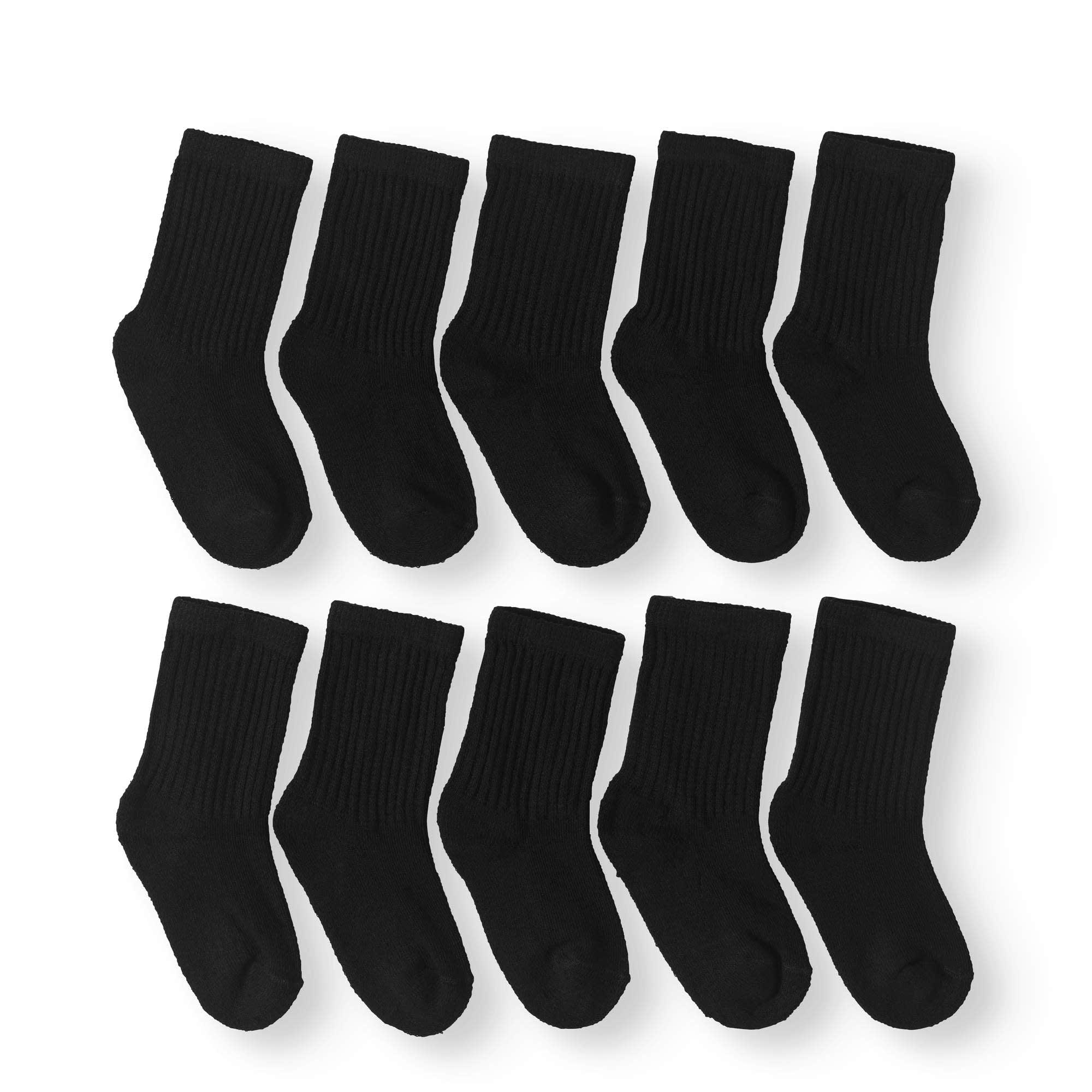 Athletic Works Boys Cushioned No Show Socks, 10-Pack S (4-8.5) - L (3-9) -  DroneUp Delivery