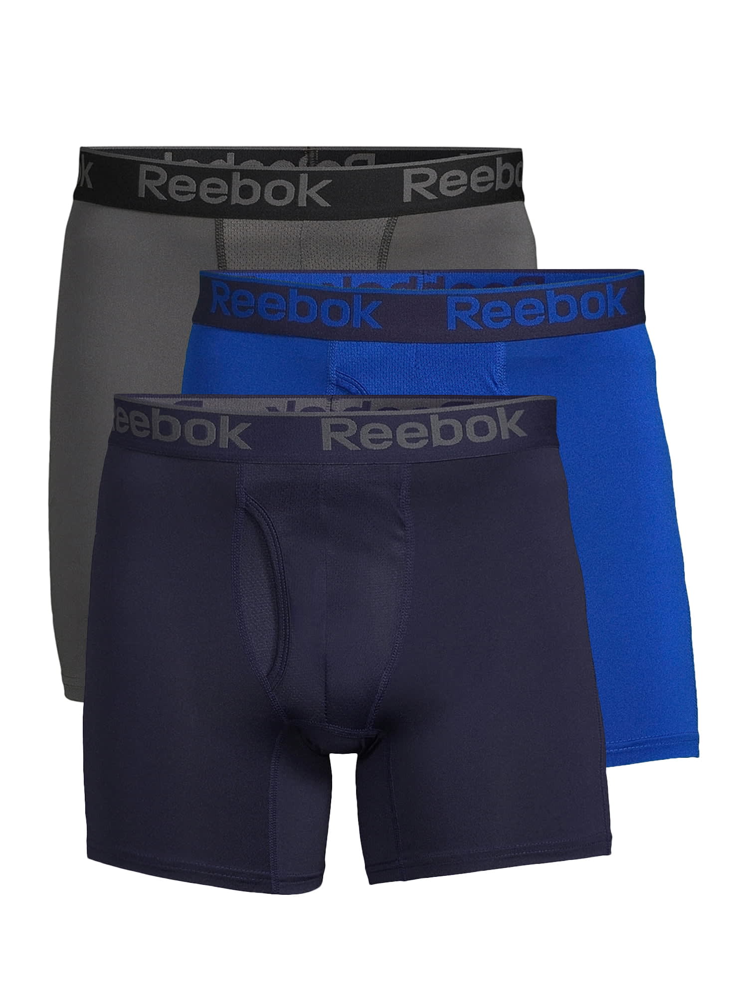 Reebok Men's Pro Series Performance Boxer Brief Extended Length