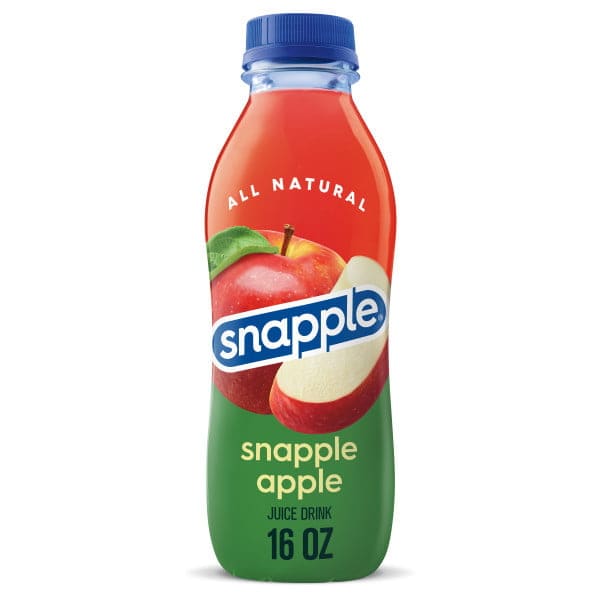 Snapple Peach Tea, 16 fl oz recycled plastic bottle, 6 pack