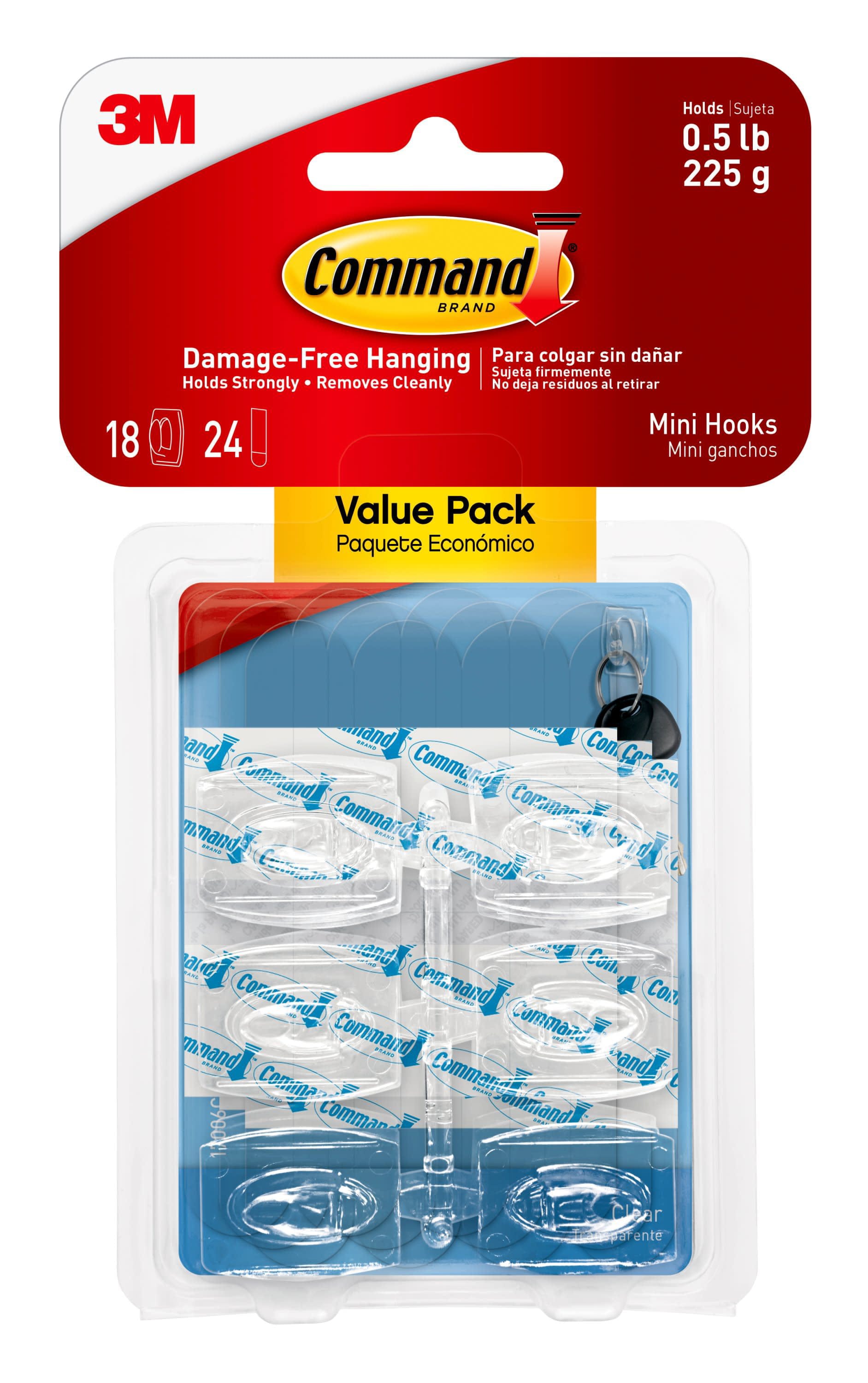 Damage Free Adhesive Hooks & Strips