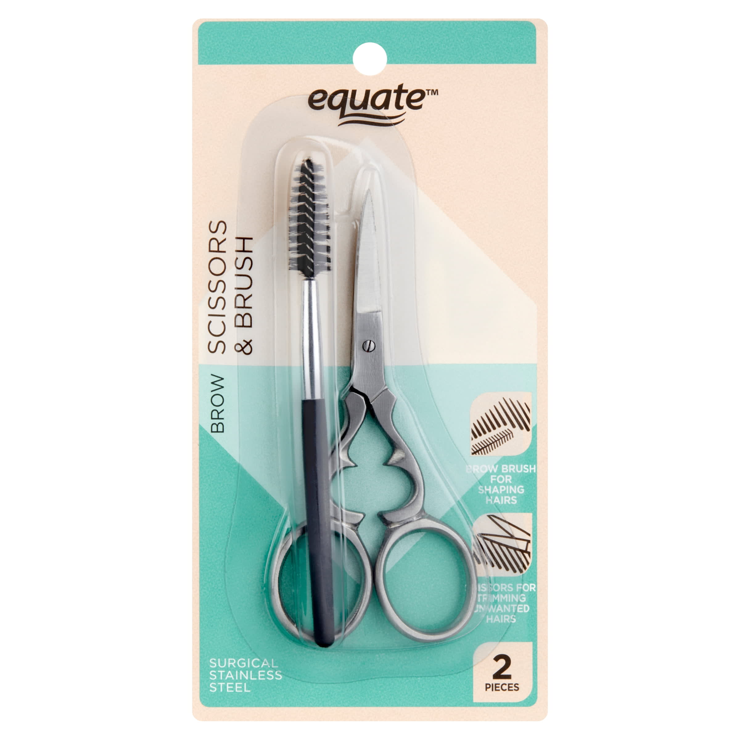 Brow Shaping Scissors & Brush