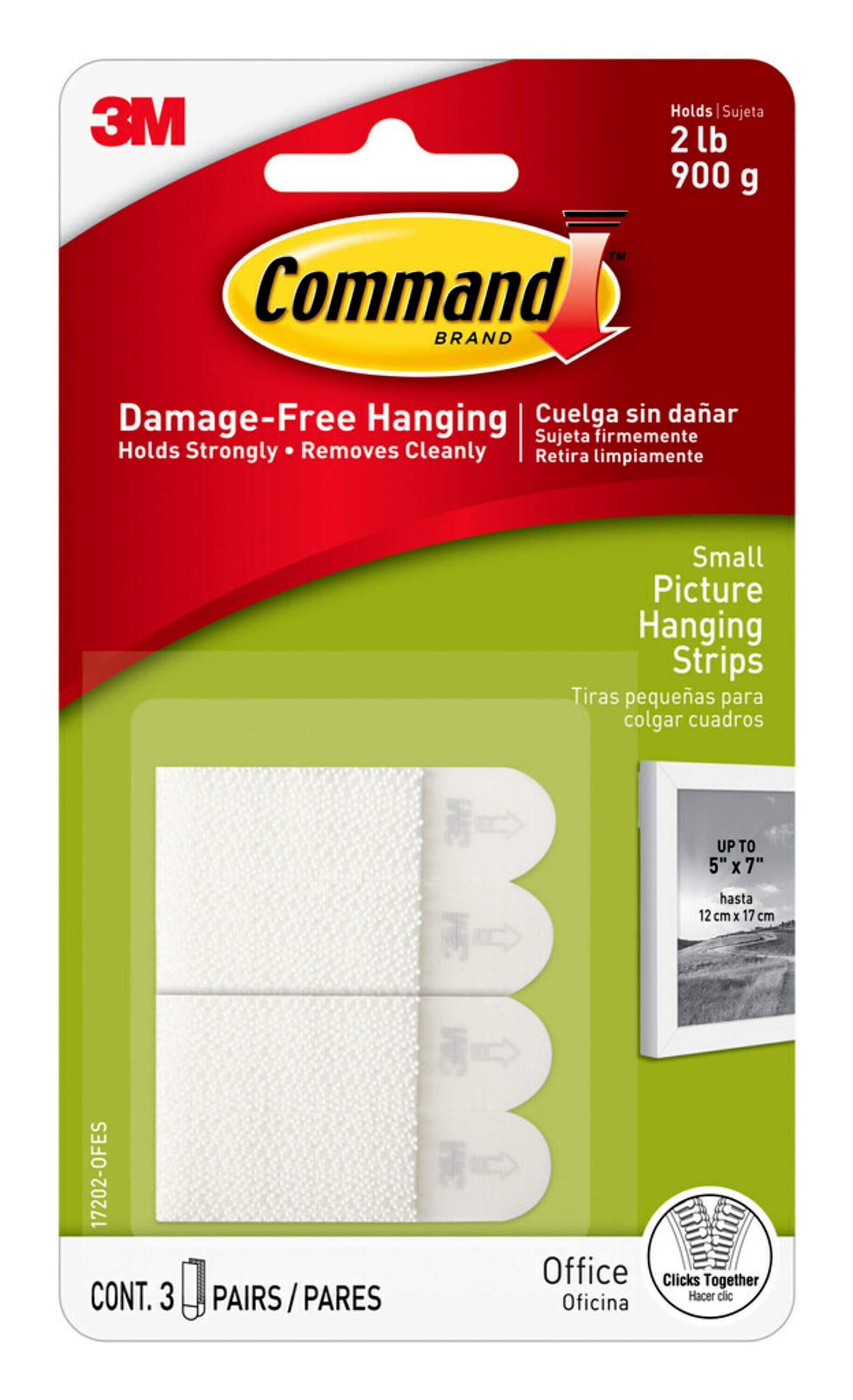 Command Large Picture Hanging Strips, Black, Damage Free Hanging