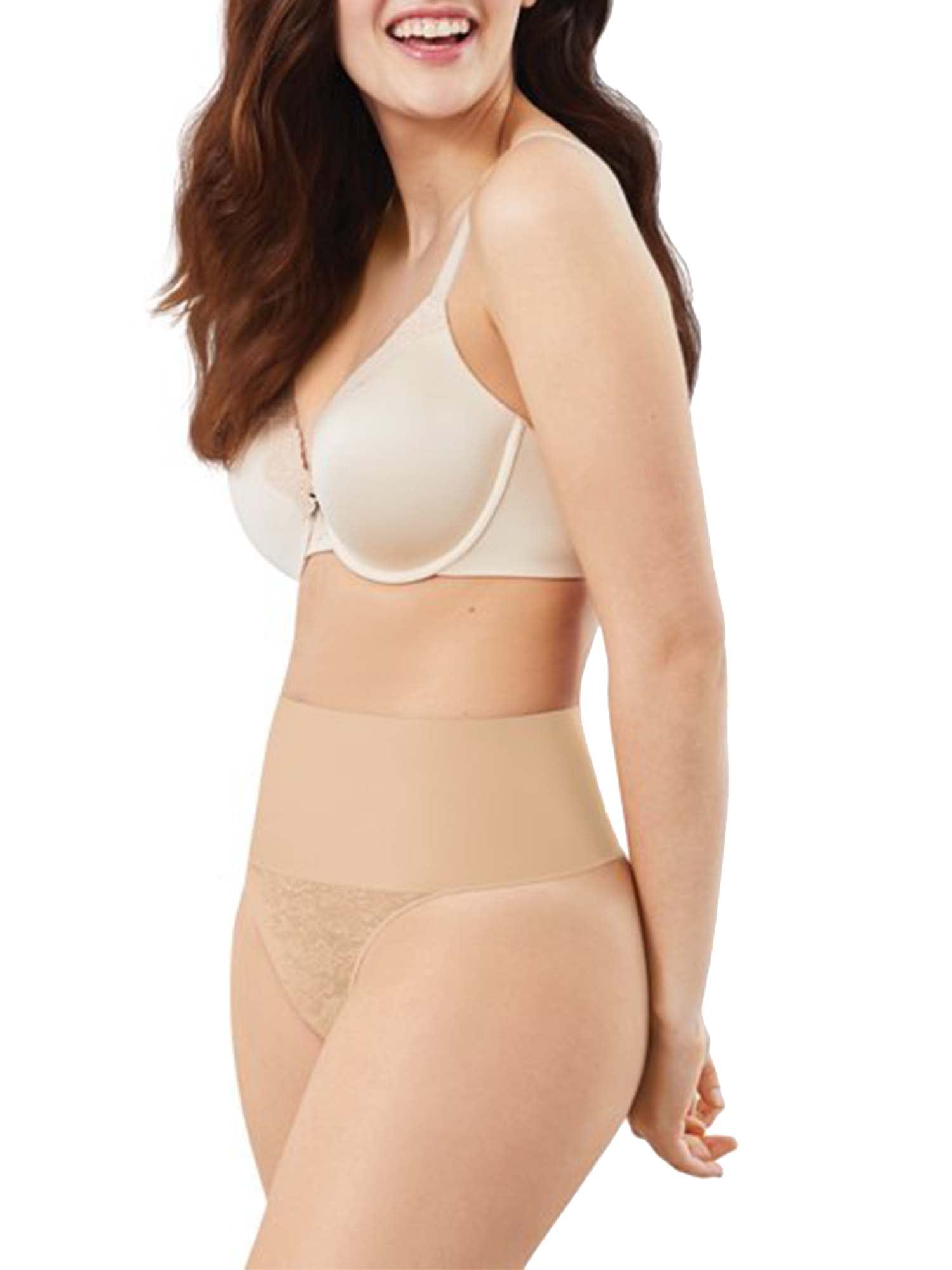 Maidenform Flexees Women's Tame Your Tummy Lace Shaping Thong Style FP0049  - DroneUp Delivery