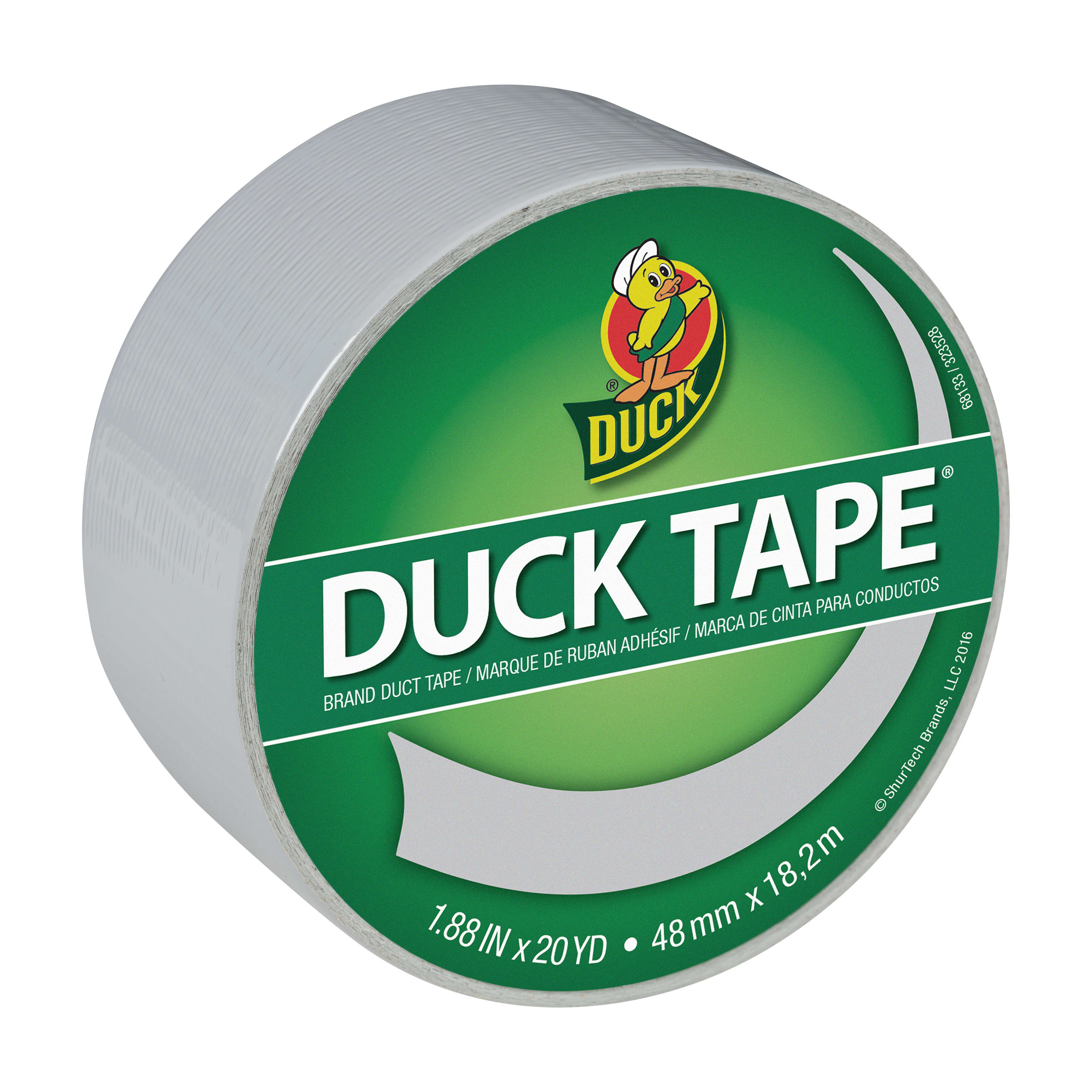 Duck White Masking Tape, 0.94 in. x 20 yd.