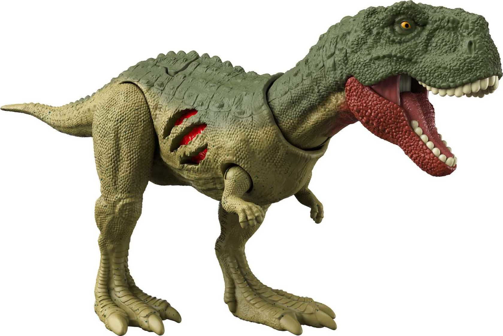 Jurassic World: Dominion Extreme Damage T Rex Dinosaur Figure for 4 Year  Olds & Up