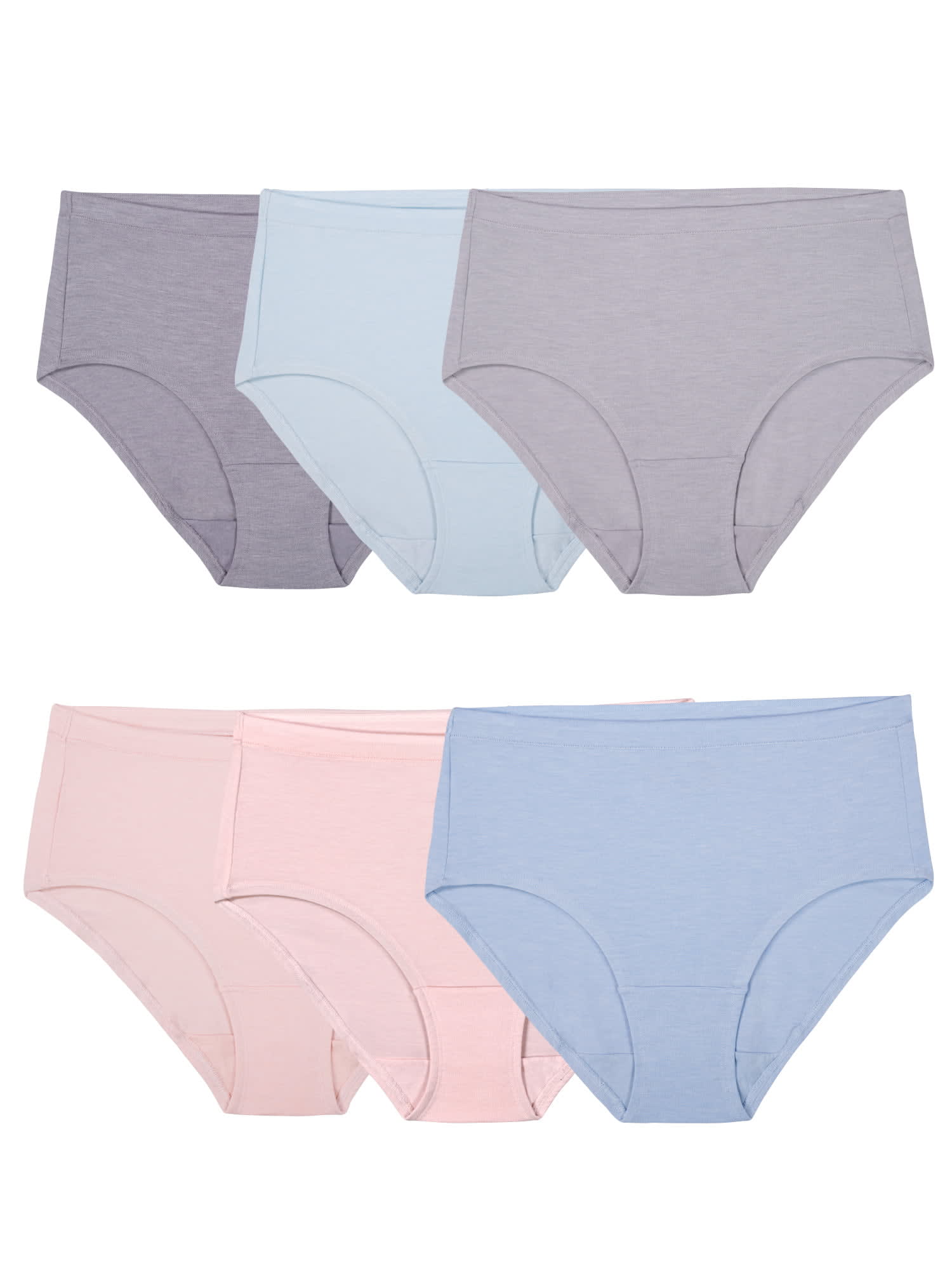 Joyspun Women's Seamless Brief Panties, 6-Pack, Sizes XS to 3XL - DroneUp  Delivery