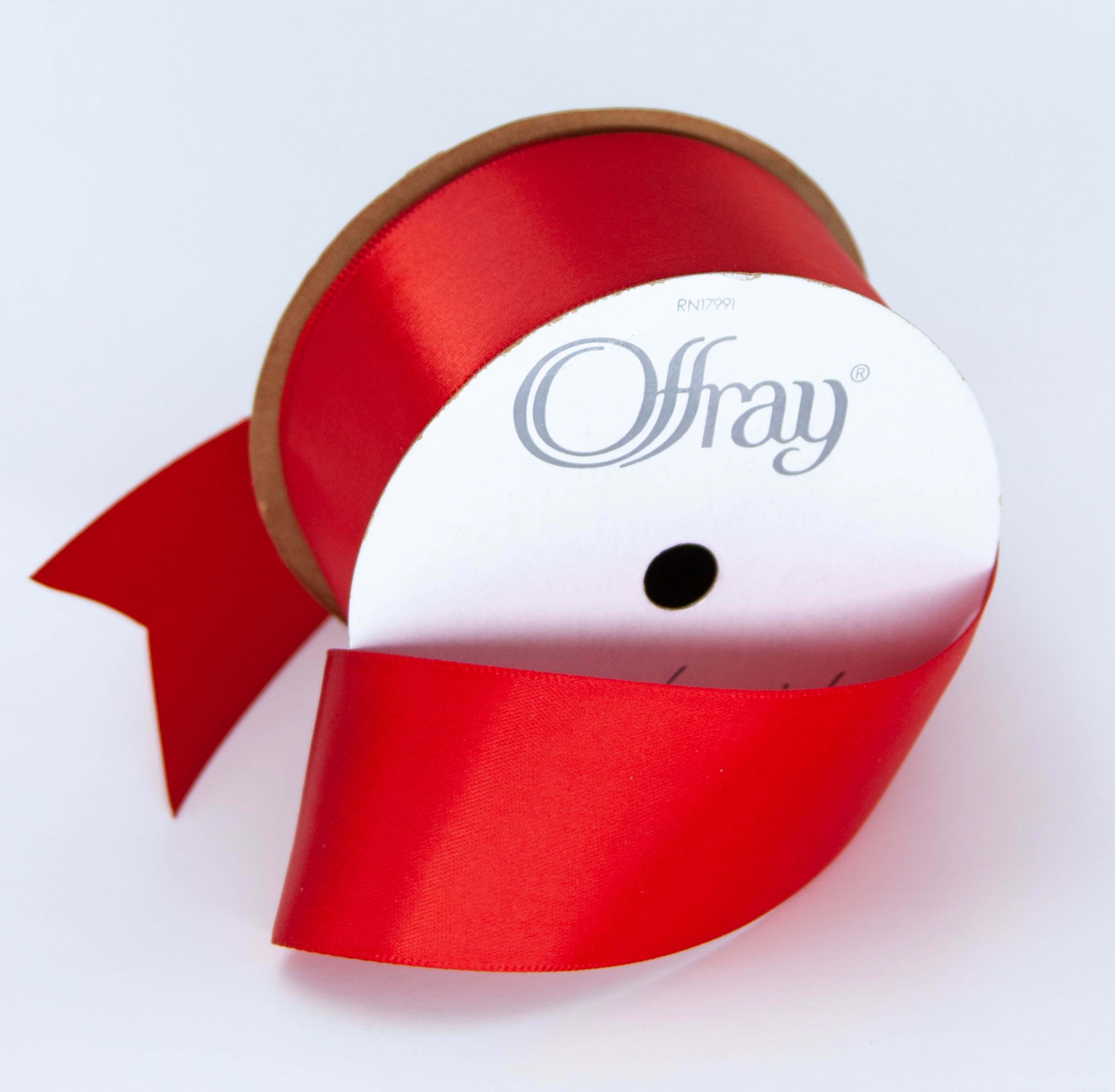 Offray Ribbon, Coral Pink 1 1/2 inch Single Face Satin Polyester Ribbon, 12  feet - DroneUp Delivery