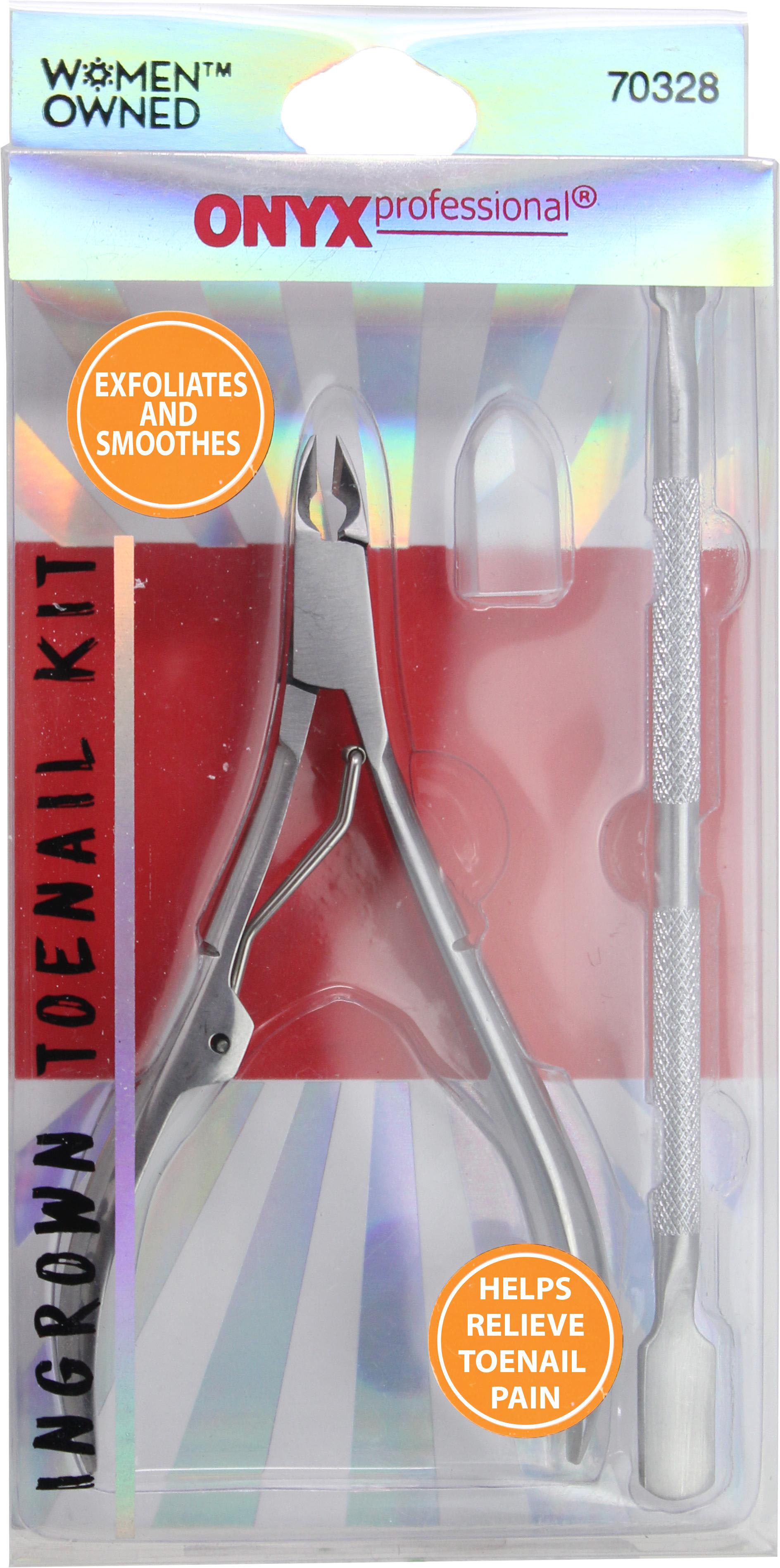 Onyx Professional Ingrown Toenail Kit with Toenail Clippers