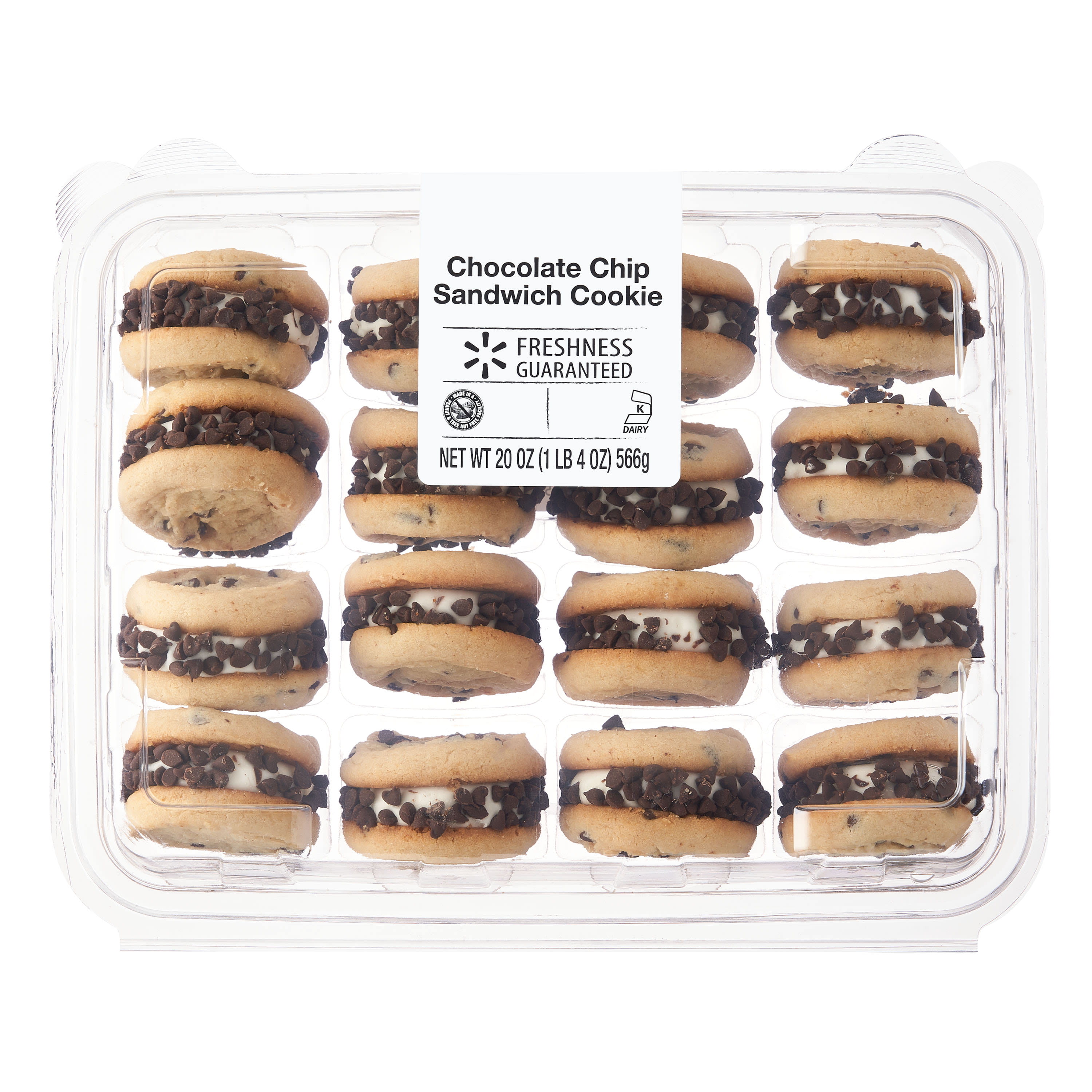 Marketside Dark Chocolate Cookies made with Peanut Butter M&M'S Candies,  13.5oz, 6 Count - DroneUp Delivery