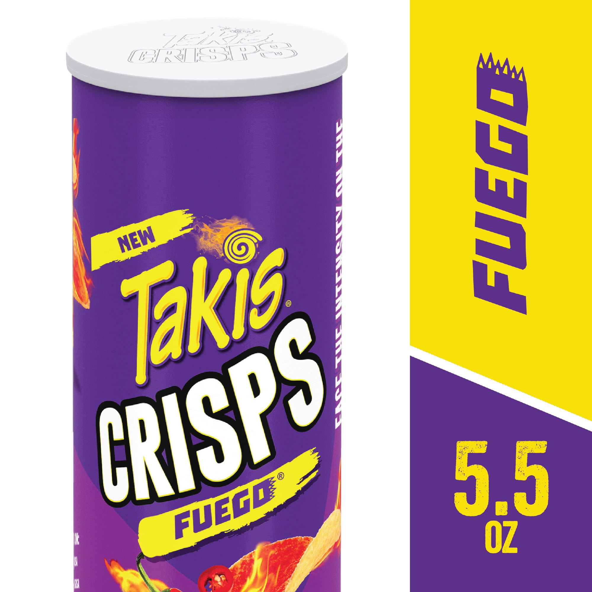 Takis Fuego Crisps Hot Chili Pepper & Lime Potato Crisps, 5.5 oz