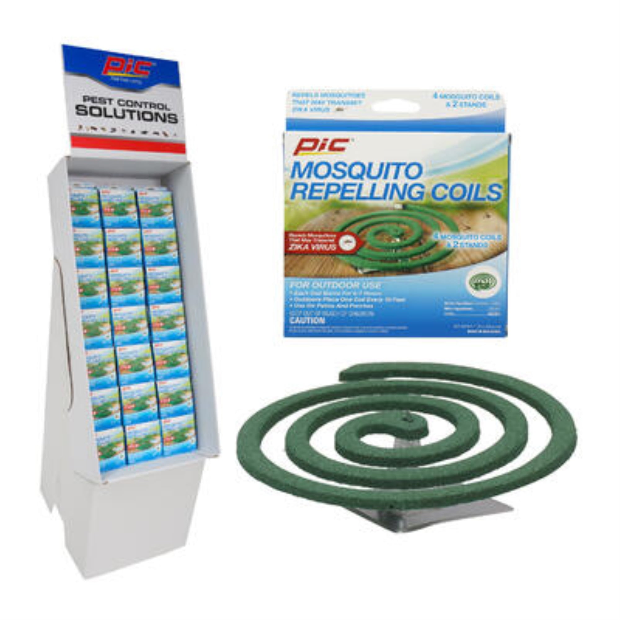 PIC Outdoor Mosquito Repellent Coils, Perfect for Patios and Decks, 4