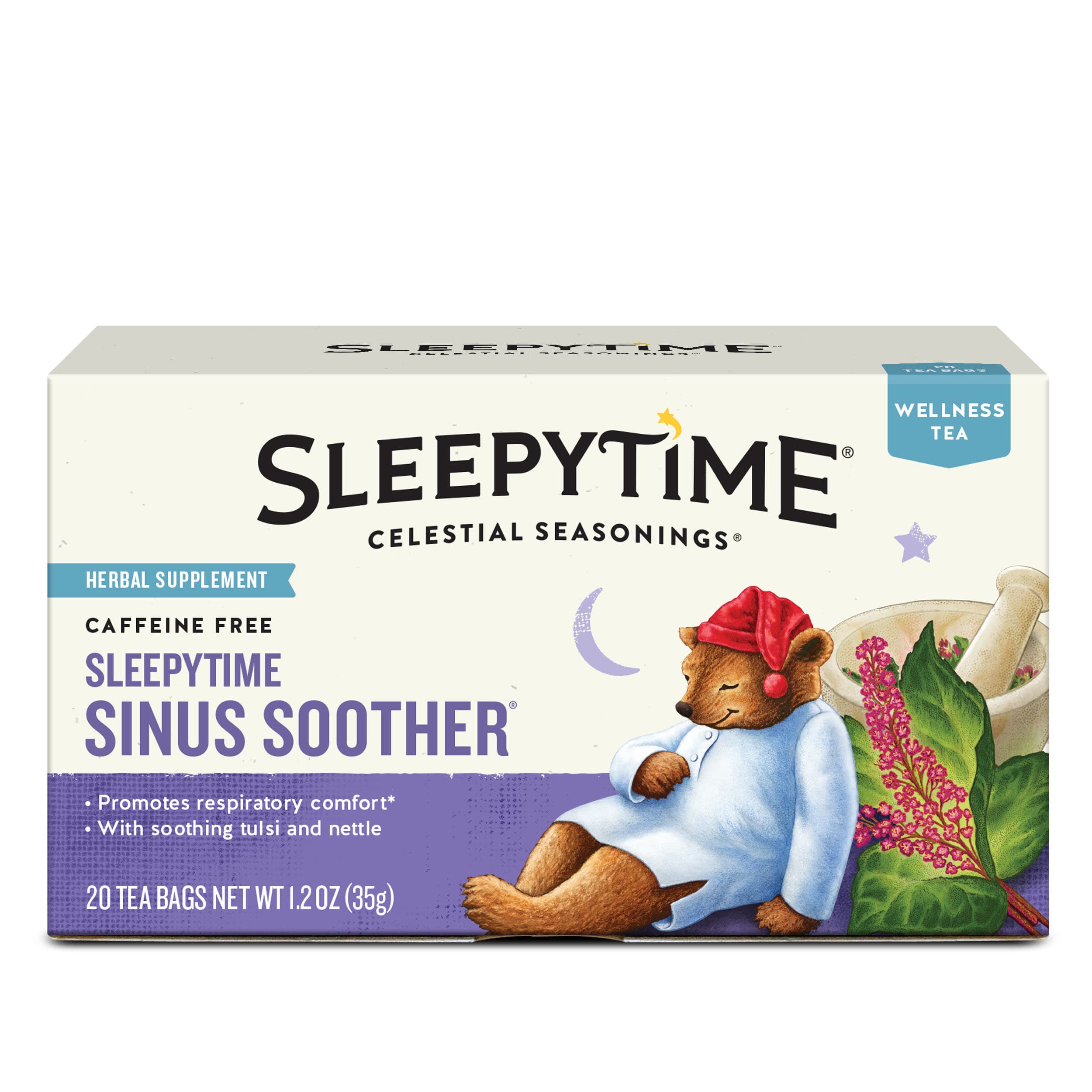 Celestial Seasoning - Sleepytime Peach Herbal Tea - 20 Tea Bags