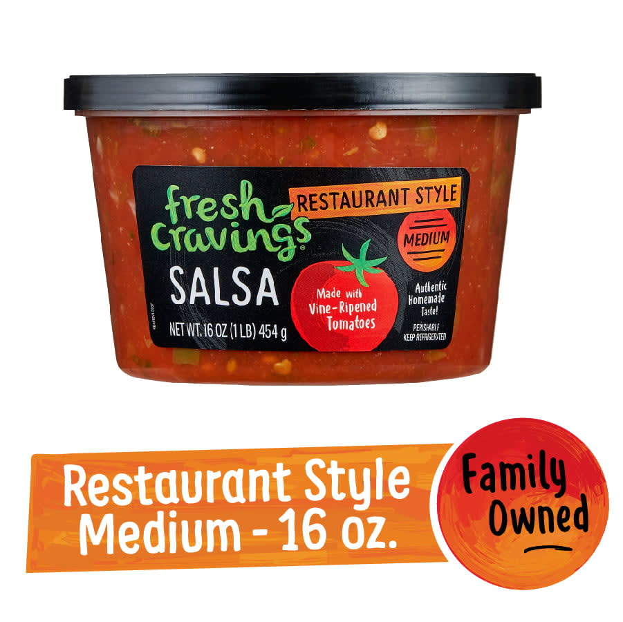 Fresh Cravings Medium Restaurant Style Refrigerated Salsa, 16 Oz