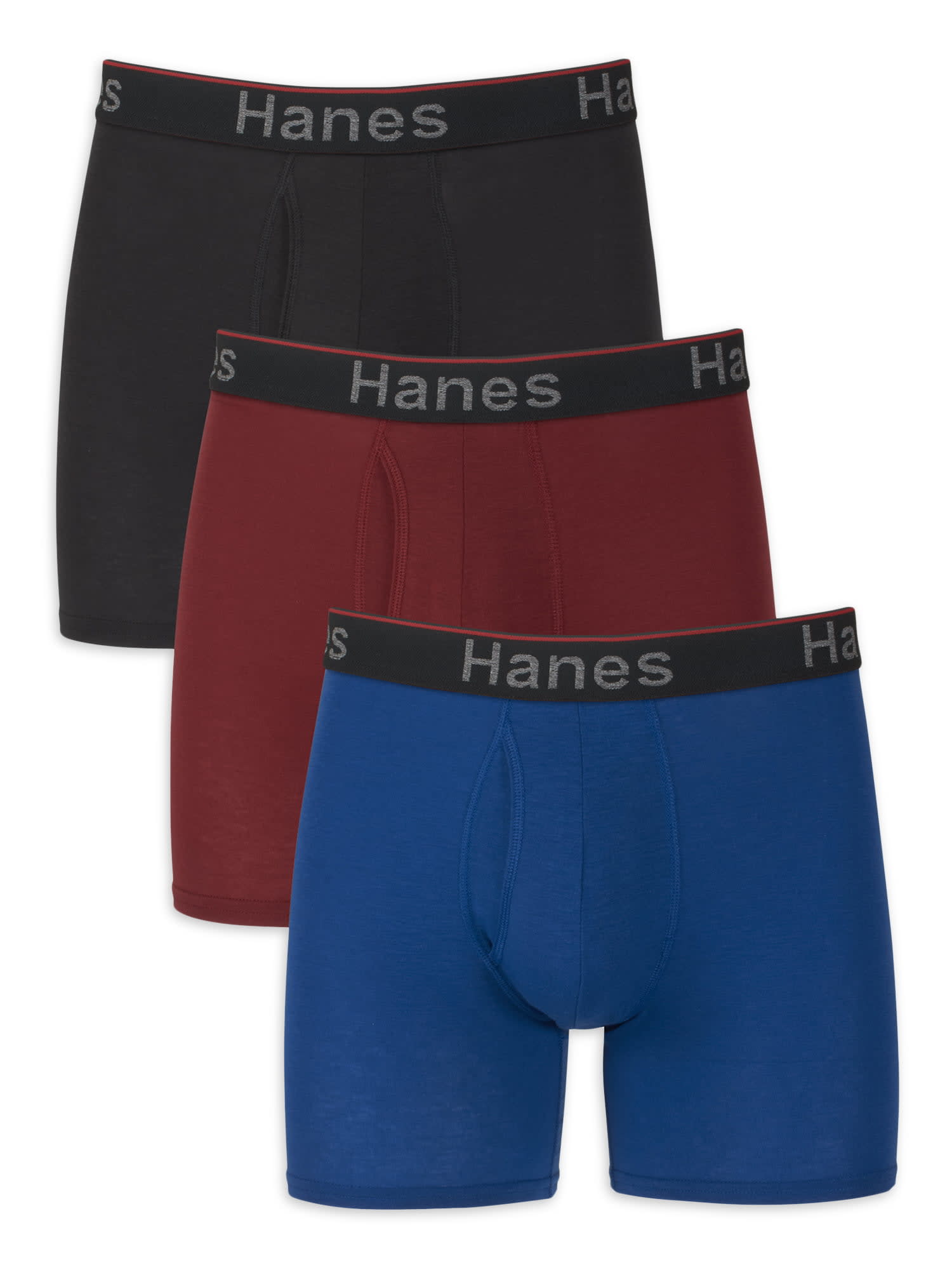 Hanes X-Temp Total Support Pouch Men's Trunks, Anti-Chafing Underwear,  3-Pack