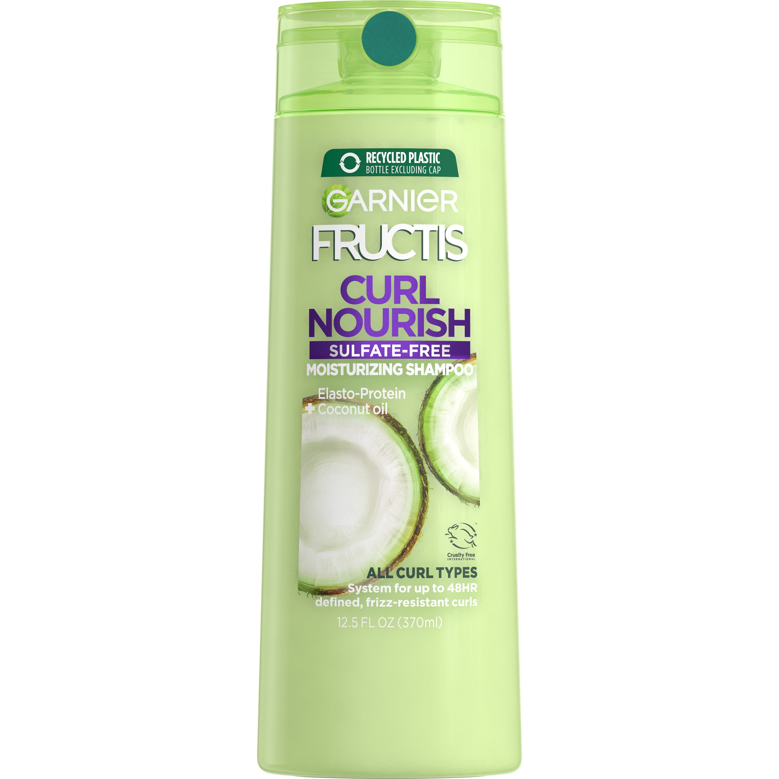 Garnier Fructis Nourish Sulfate-Free Shampoo with Coconut Oil, 12.5 fl oz - DroneUp Delivery