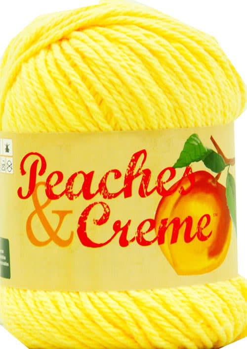 Peaches & Creme Solid 4 Medium Cotton Yarn, Black 2.5oz/70.9g, 120 Yards -  DroneUp Delivery