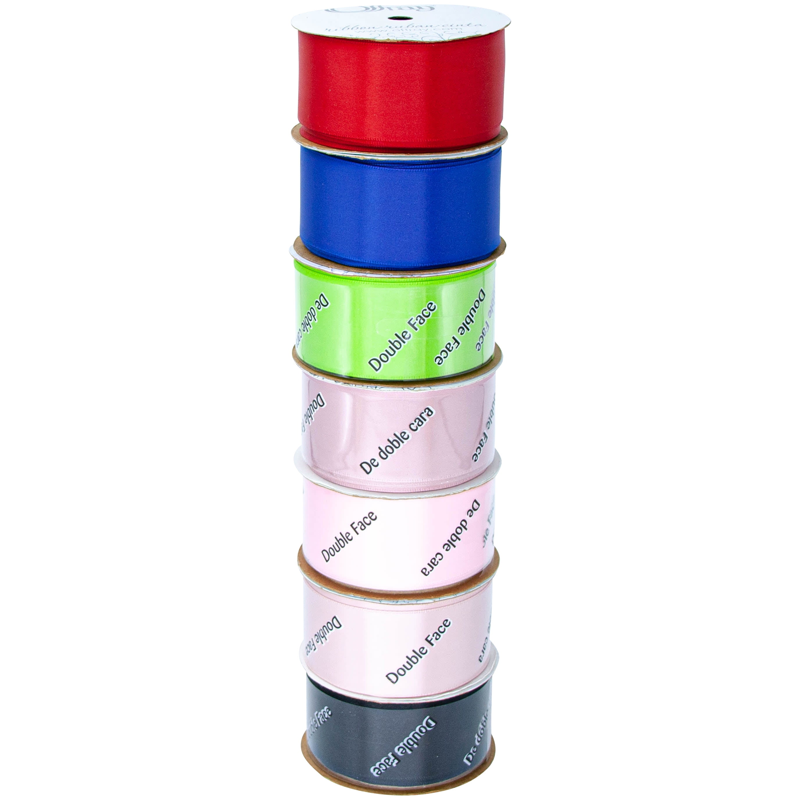 Offray Ribbon, Red 1 1/2 inch Double Face Satin Polyester Ribbon