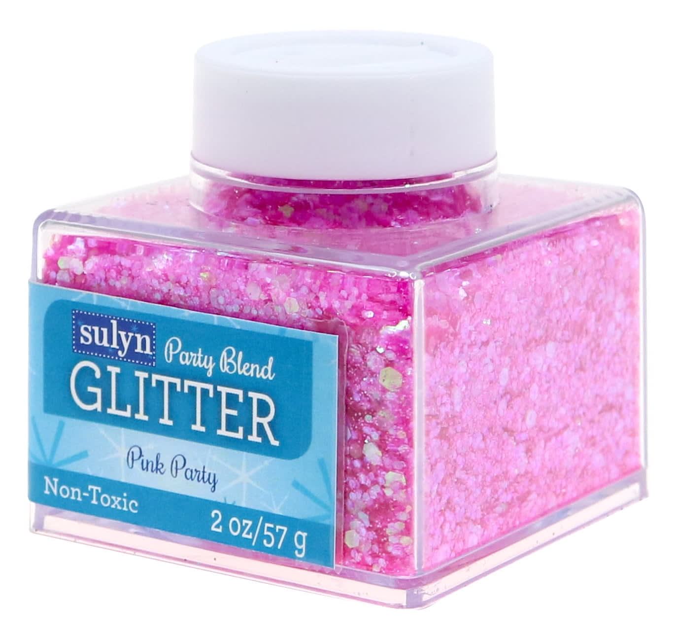 Sulyn Party Blend Glitter for Crafts, Hot Pink, 2 oz - DroneUp Delivery